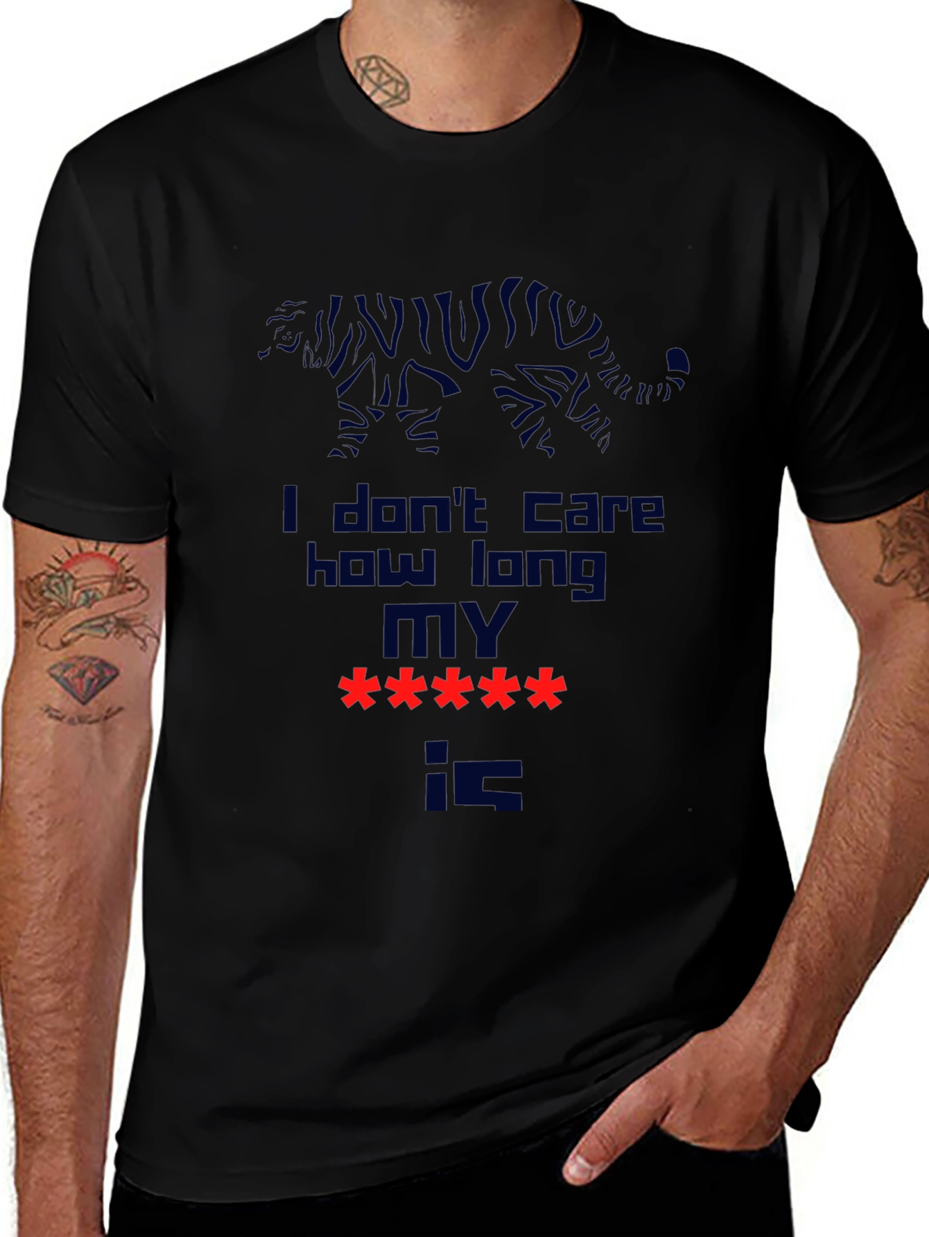 Funny Novelty I Dont Care T-Shirt