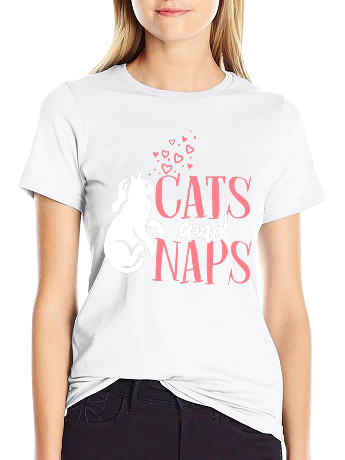 Cats and Naps T-Shirt - Cute Cat Lover Tee