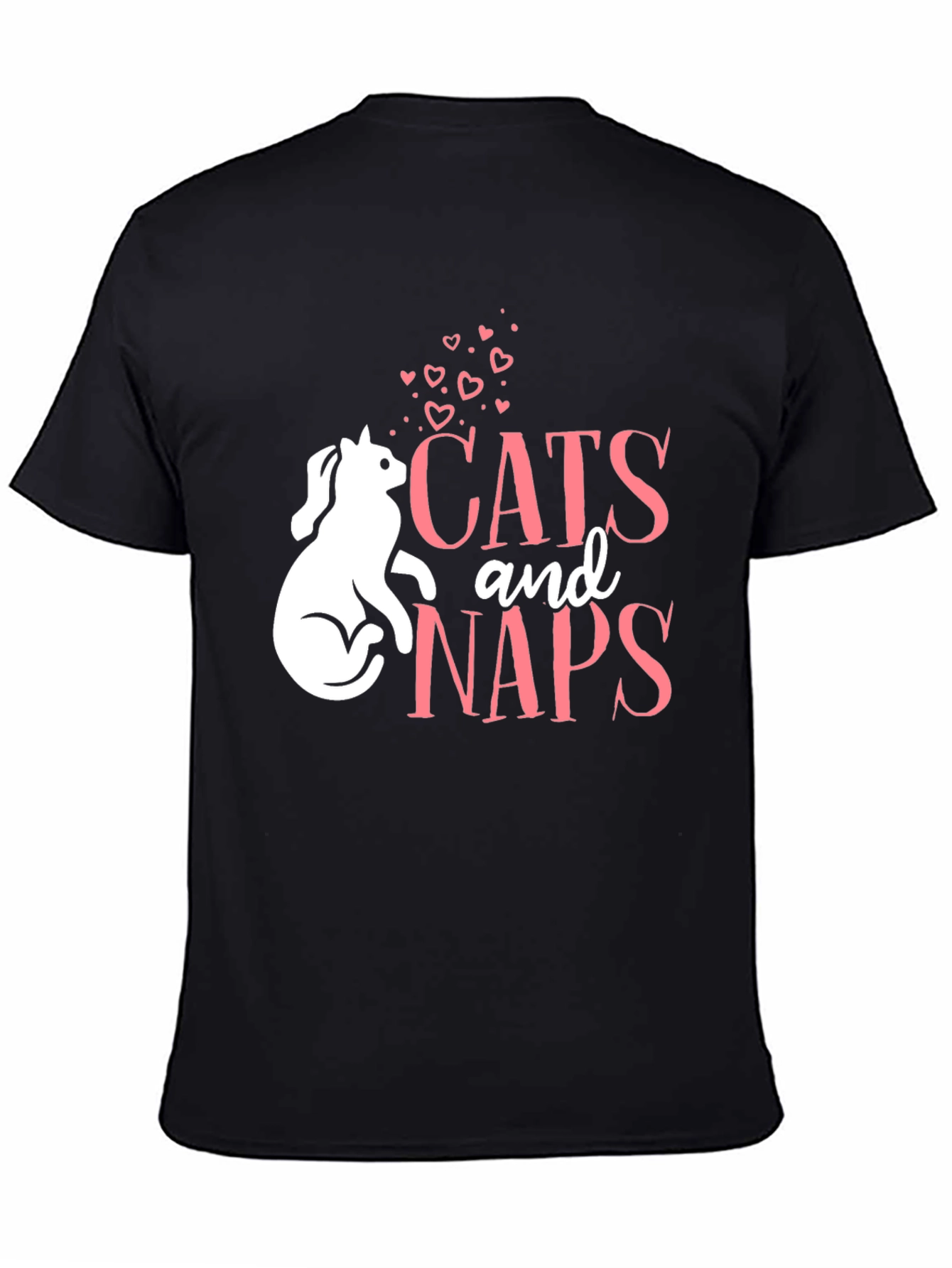 Cats and Naps T-Shirt - Cute Cat Lover Tee