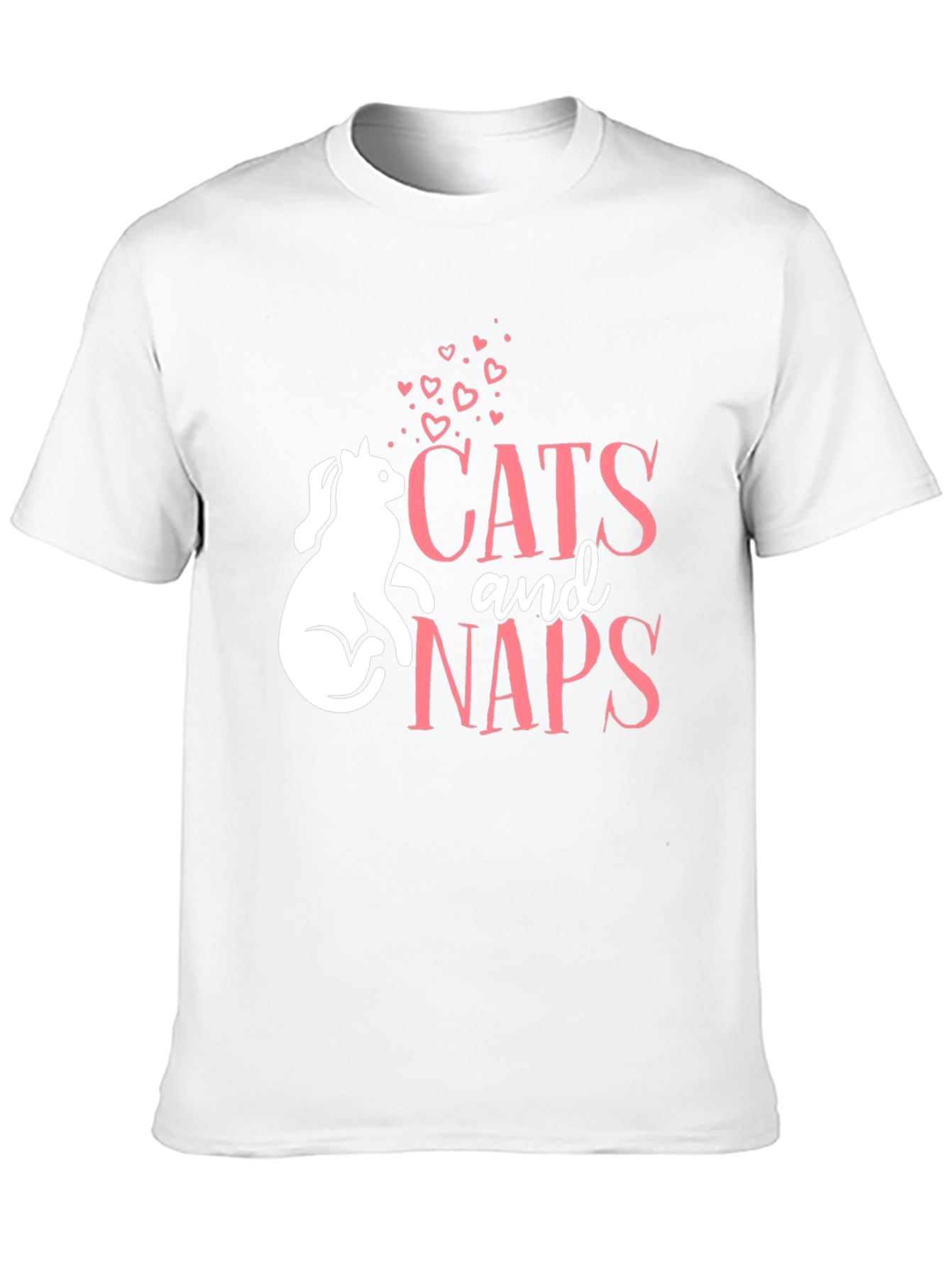 Cats and Naps T-Shirt - Cute Cat Lover Tee