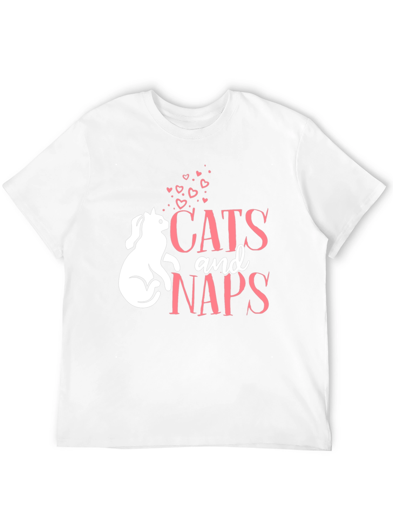 Cats and Naps T-Shirt - Cute Cat Lover Tee