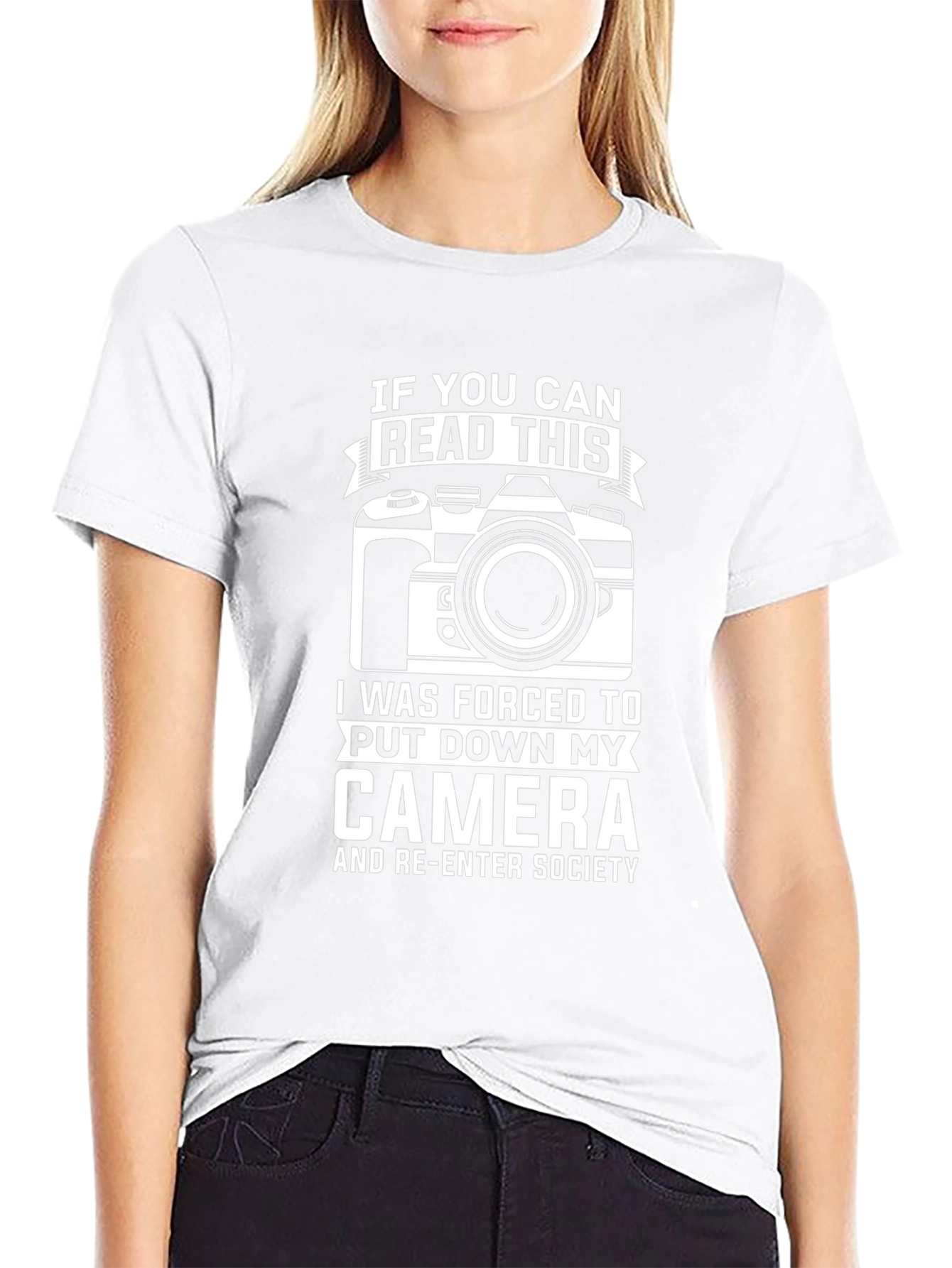 Funny Photography T-Shirt - Read This Camera Shirt