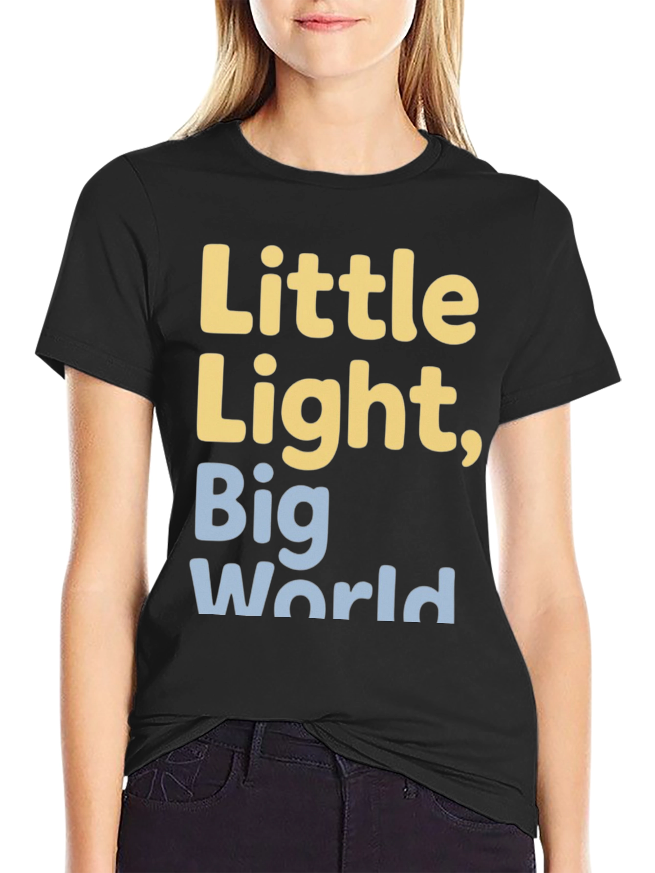 Little Light Big World Graphic T-Shirt