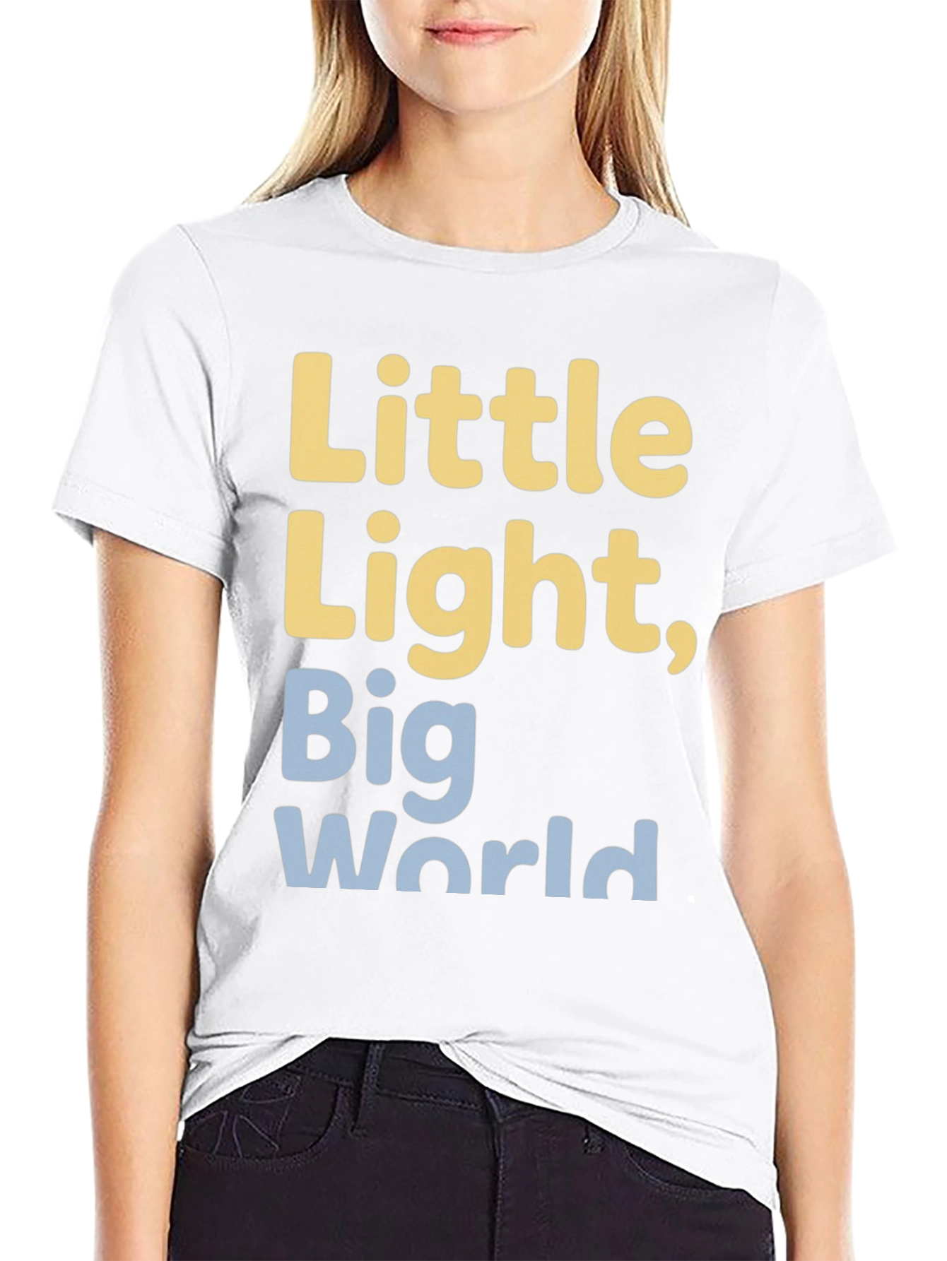 Little Light Big World Graphic T-Shirt
