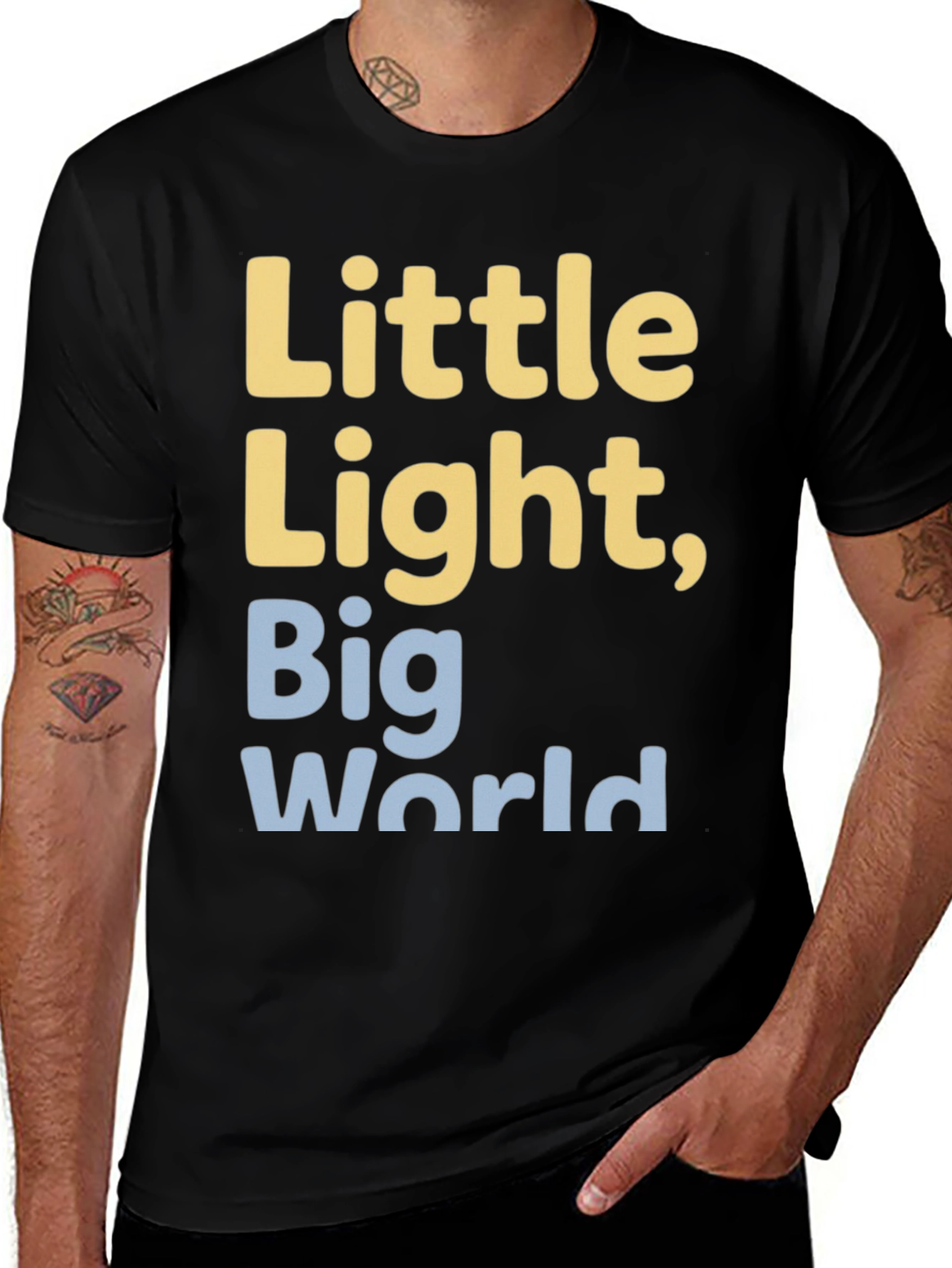 Little Light Big World Graphic T-Shirt