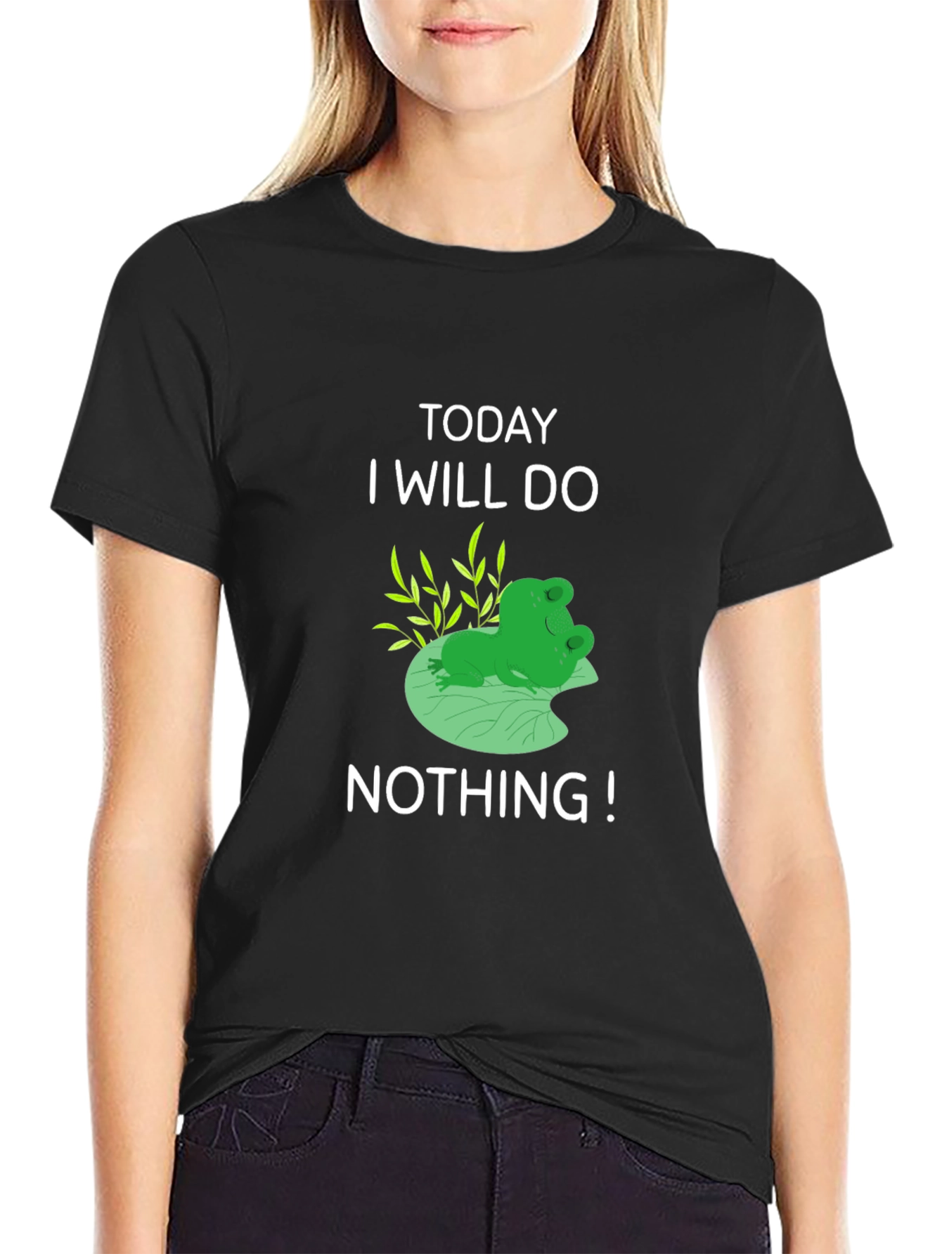 Funny Frog T-Shirt: Today I Will Do Nothing!
