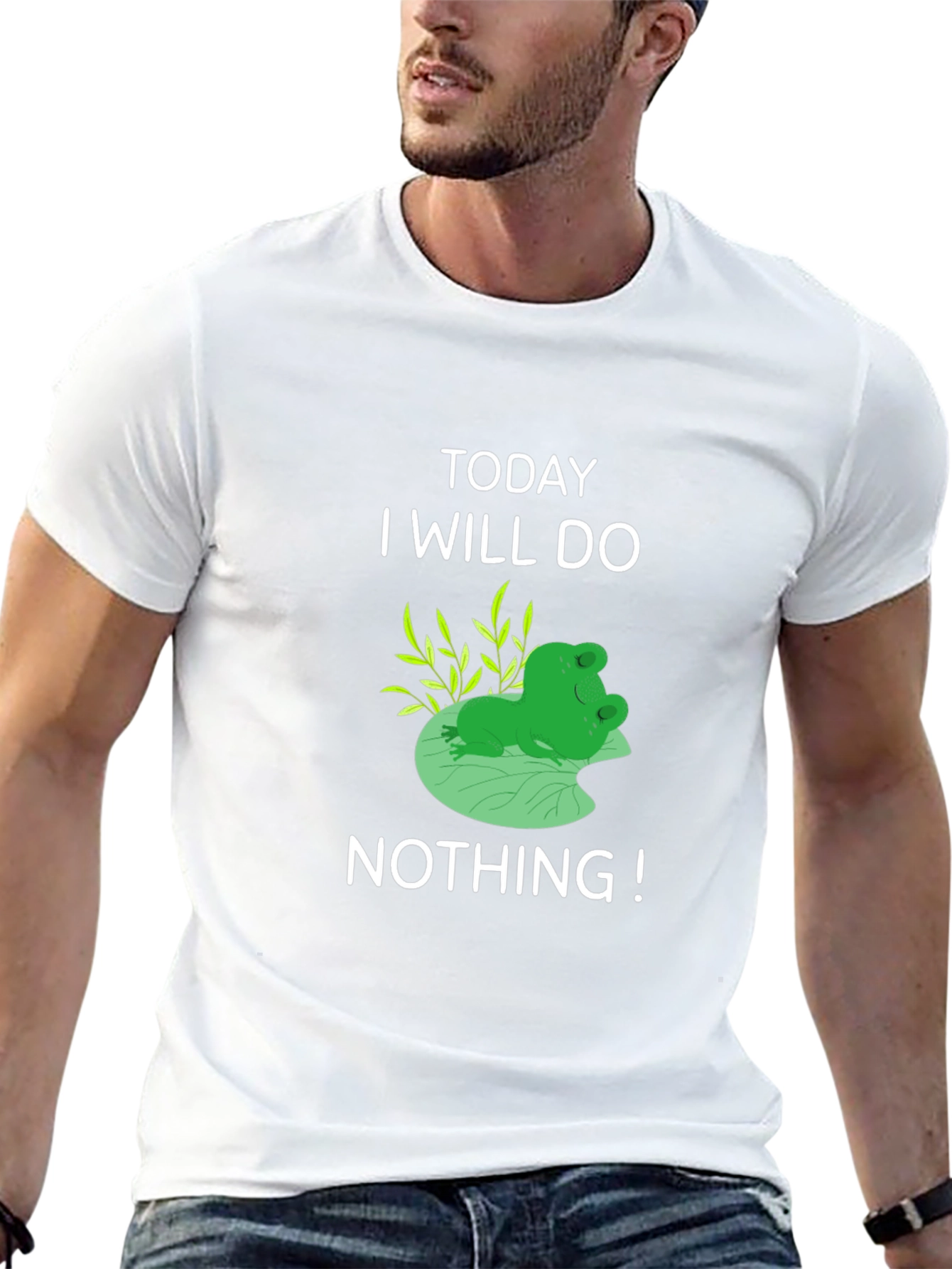 Funny Frog T-Shirt: Today I Will Do Nothing!