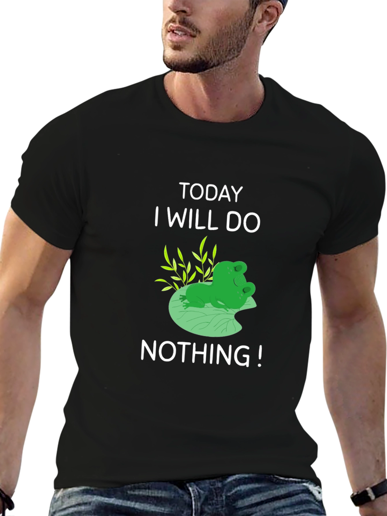 Funny Frog T-Shirt: Today I Will Do Nothing!