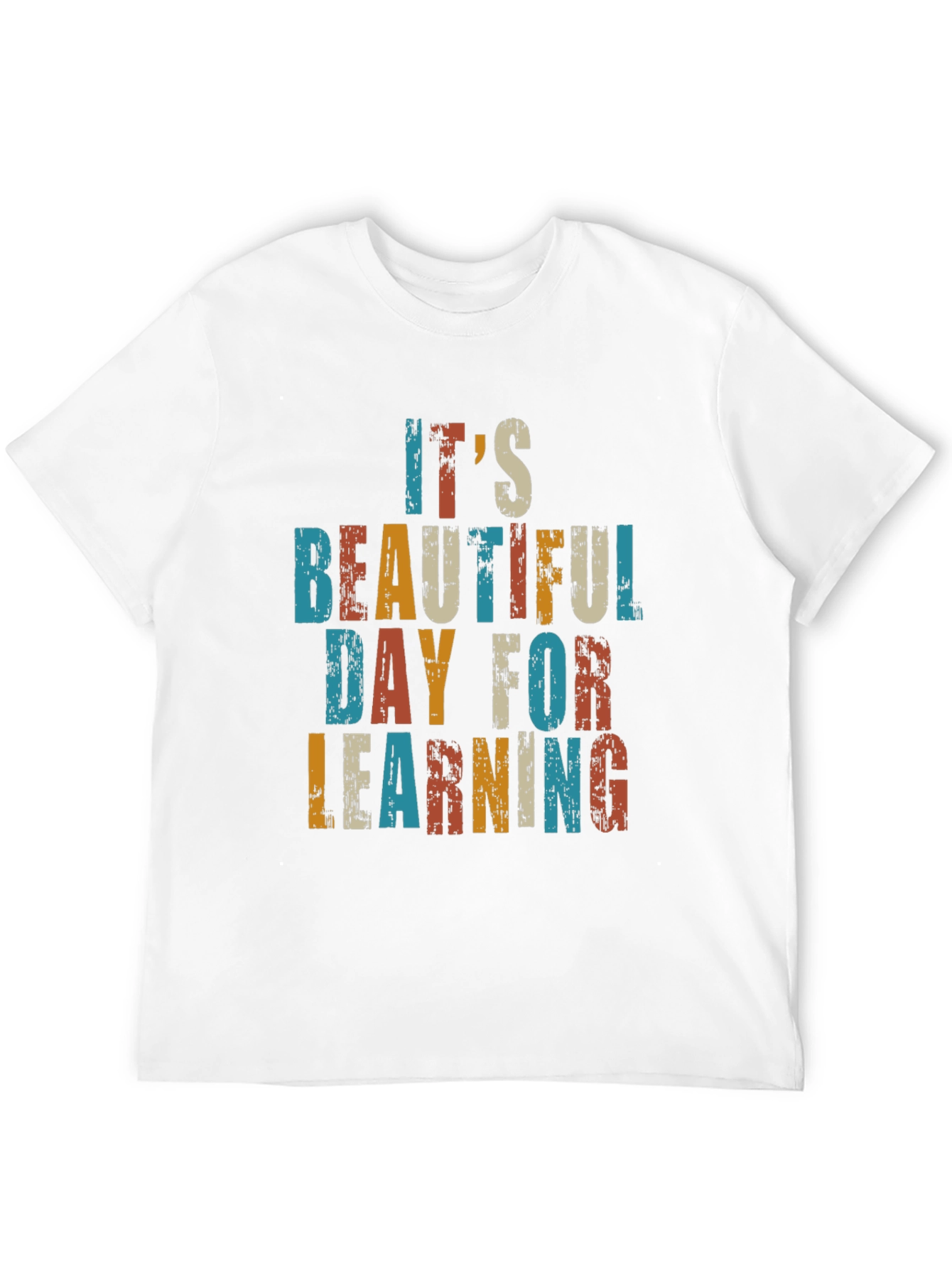 Its a Beautiful Day for Learning Retro T-Shirt
