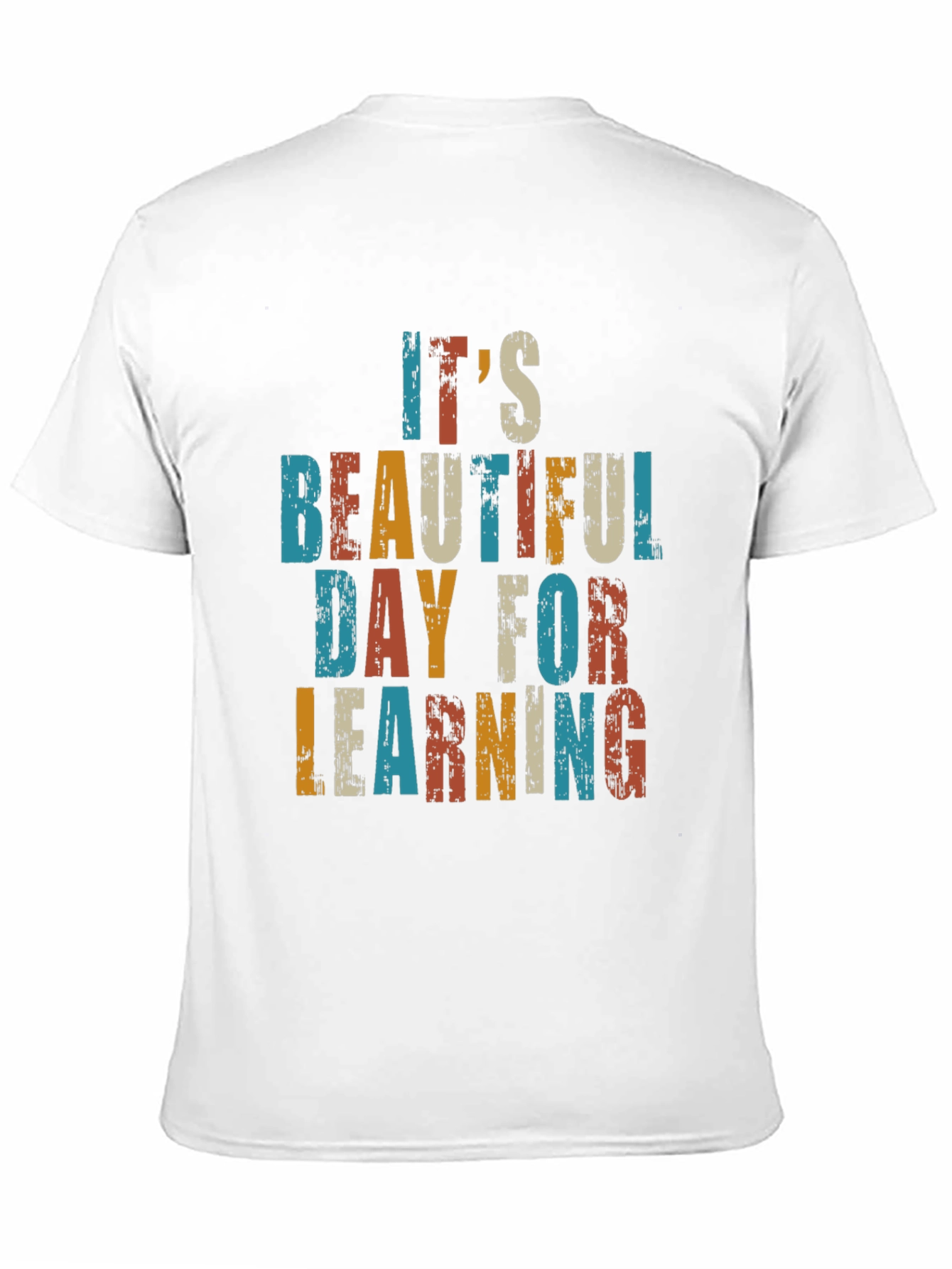 Its a Beautiful Day for Learning Retro T-Shirt