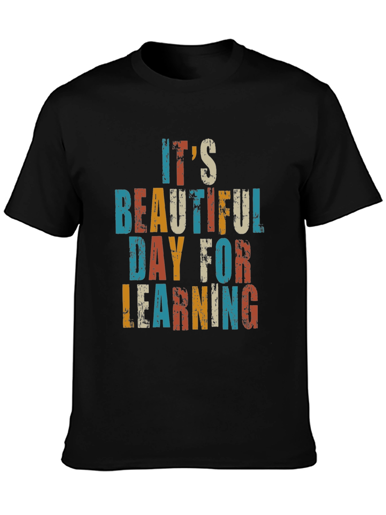 Its a Beautiful Day for Learning Retro T-Shirt