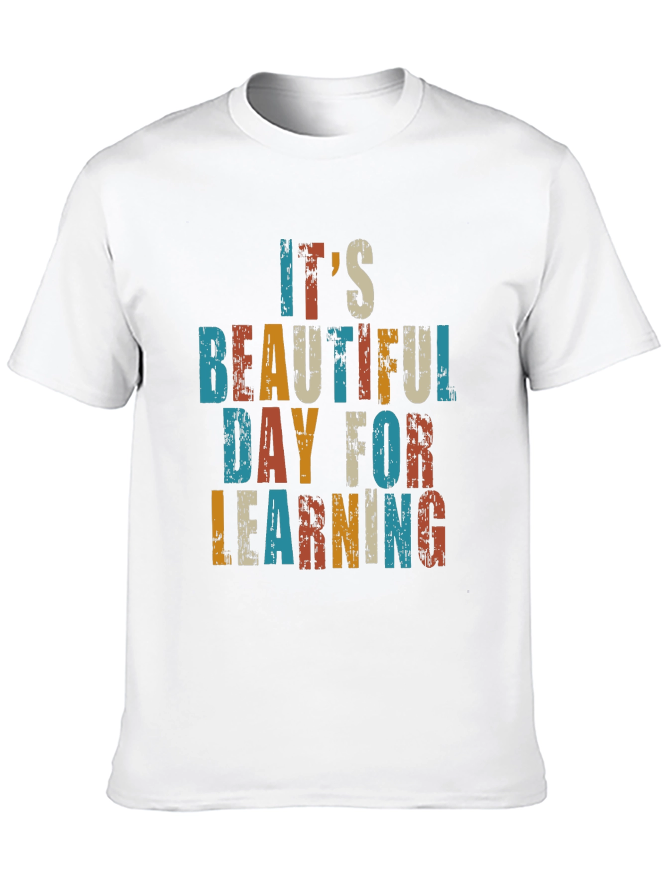 Its a Beautiful Day for Learning Retro T-Shirt