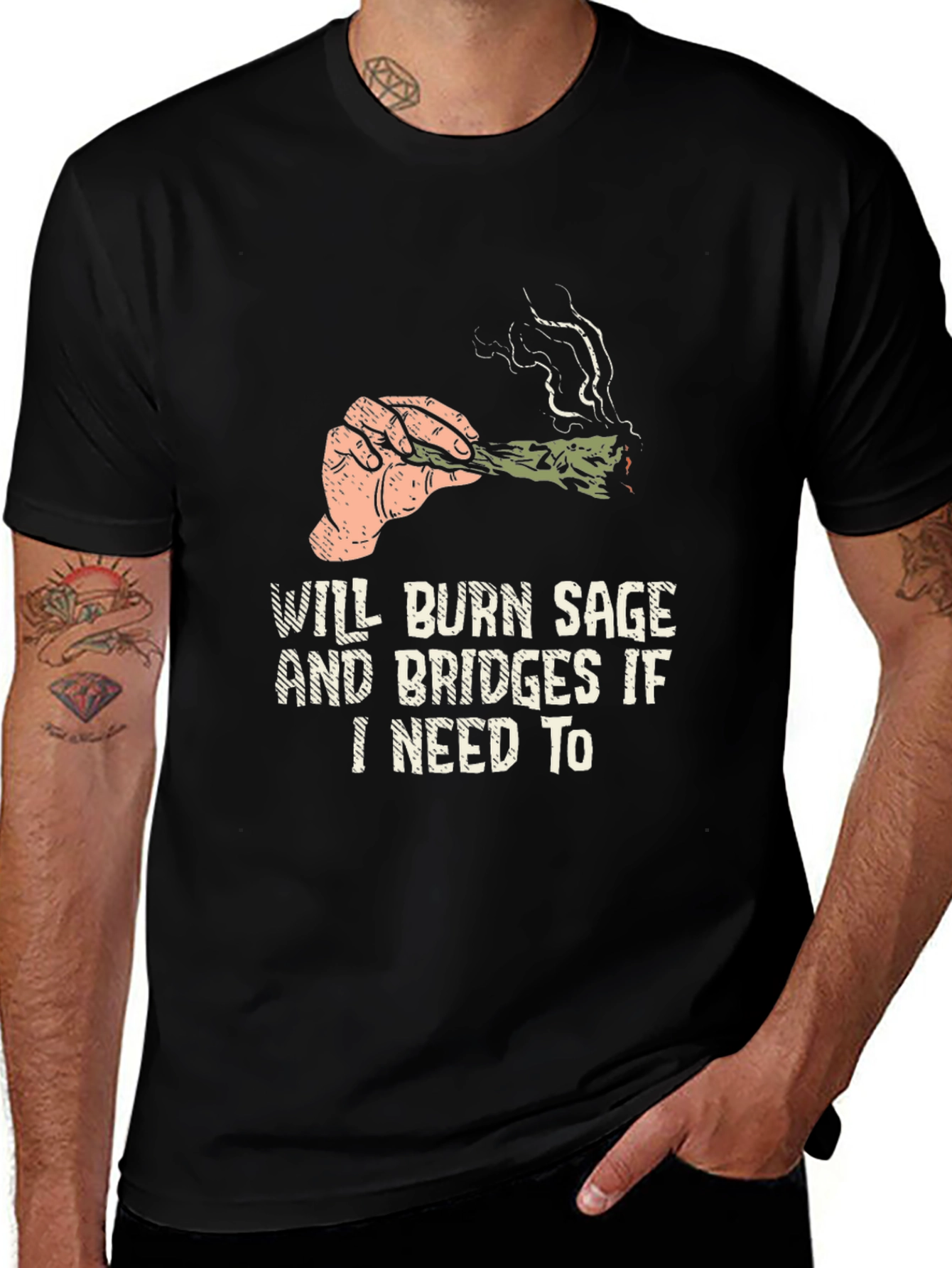 Will Burn Sage and Bridges T-Shirt