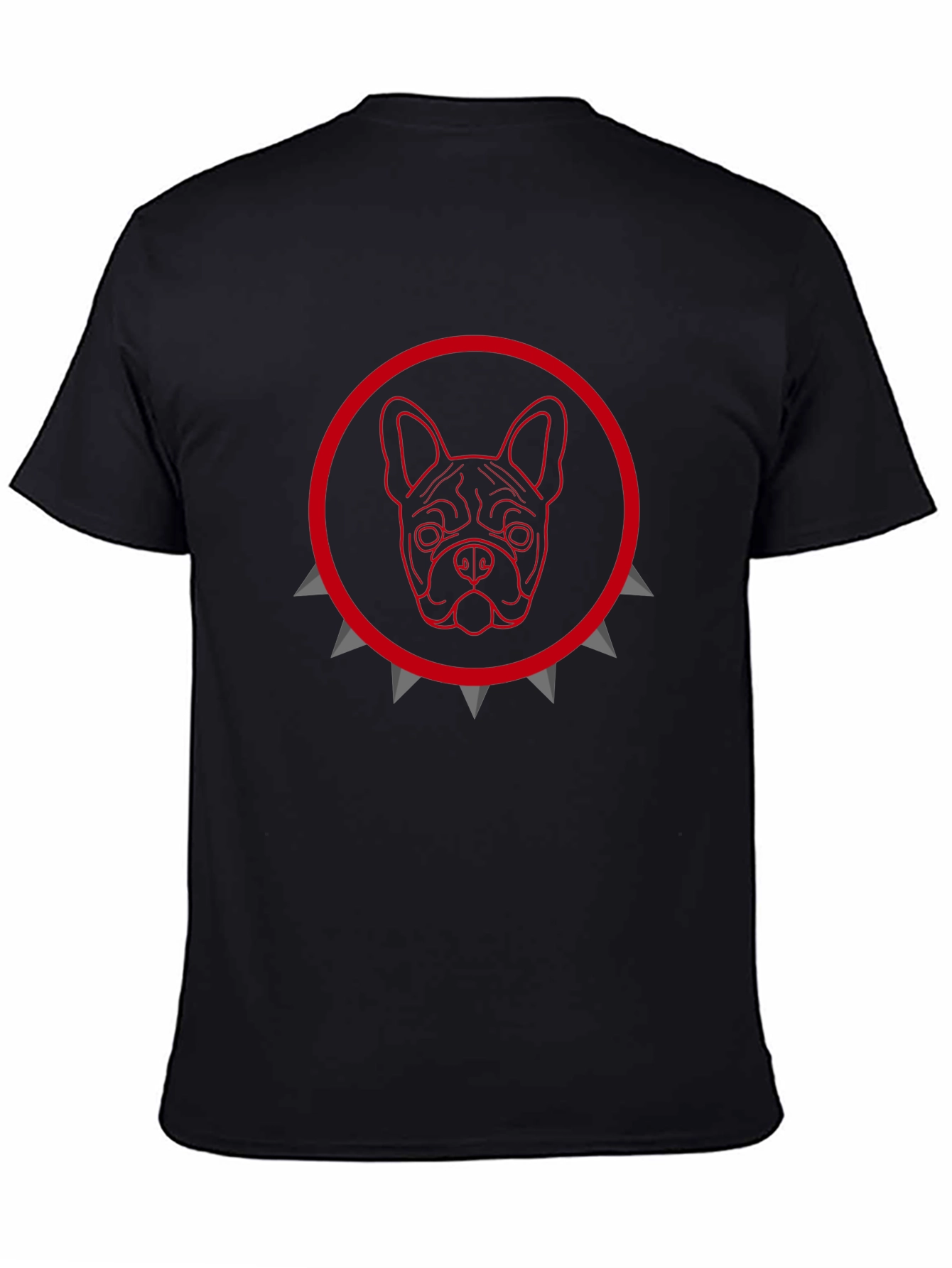 Bulldog Graphic Tee - Mens Black T-Shirt