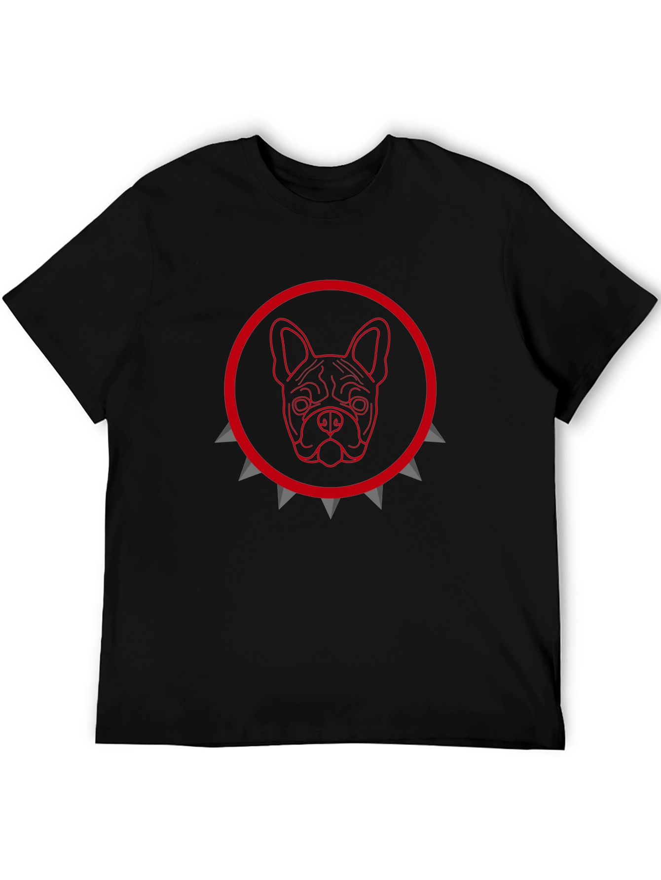 Bulldog Graphic Tee - Mens Black T-Shirt