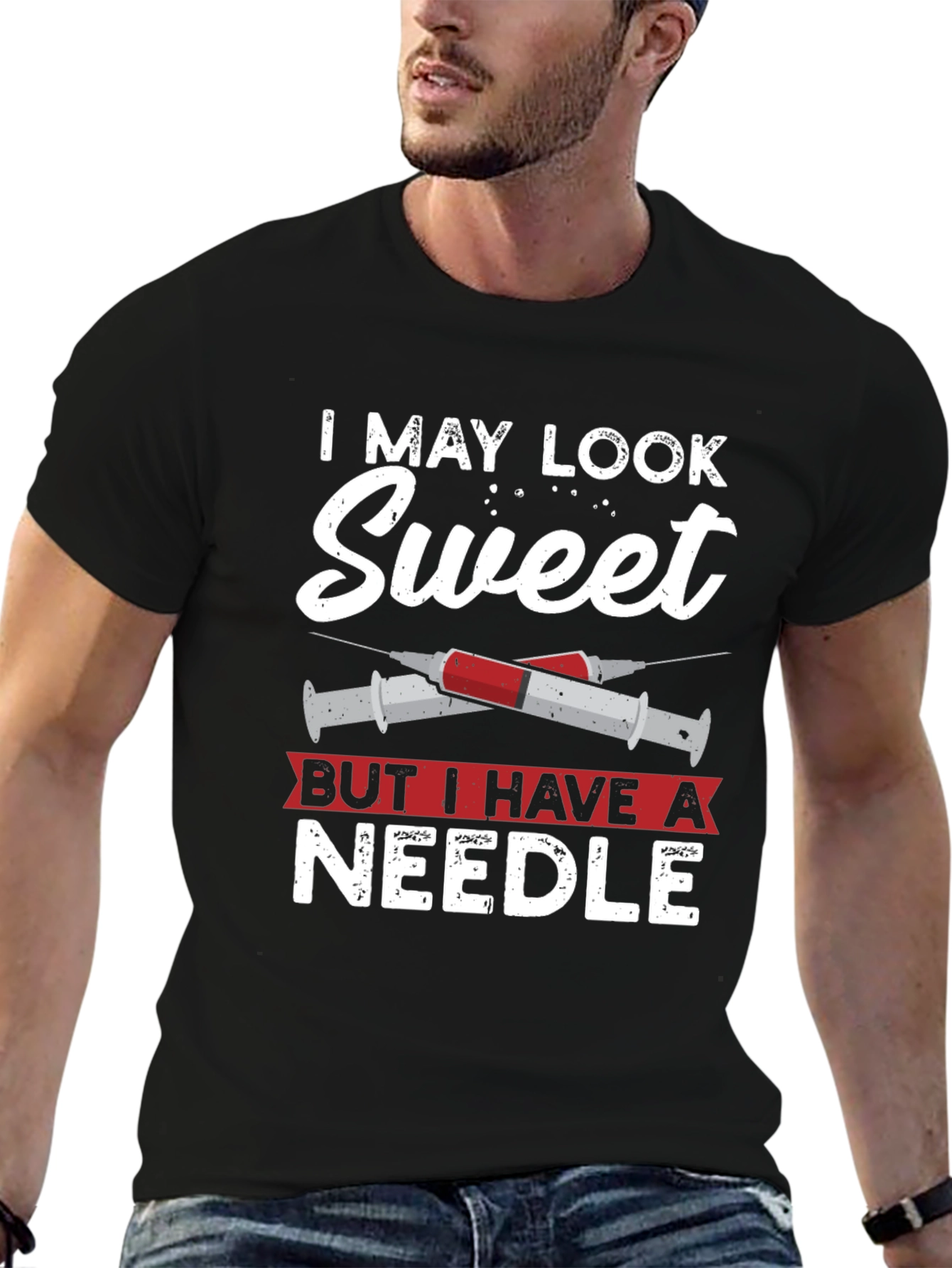 I May Look Sweet T-Shirt - Needle Graphic Tee