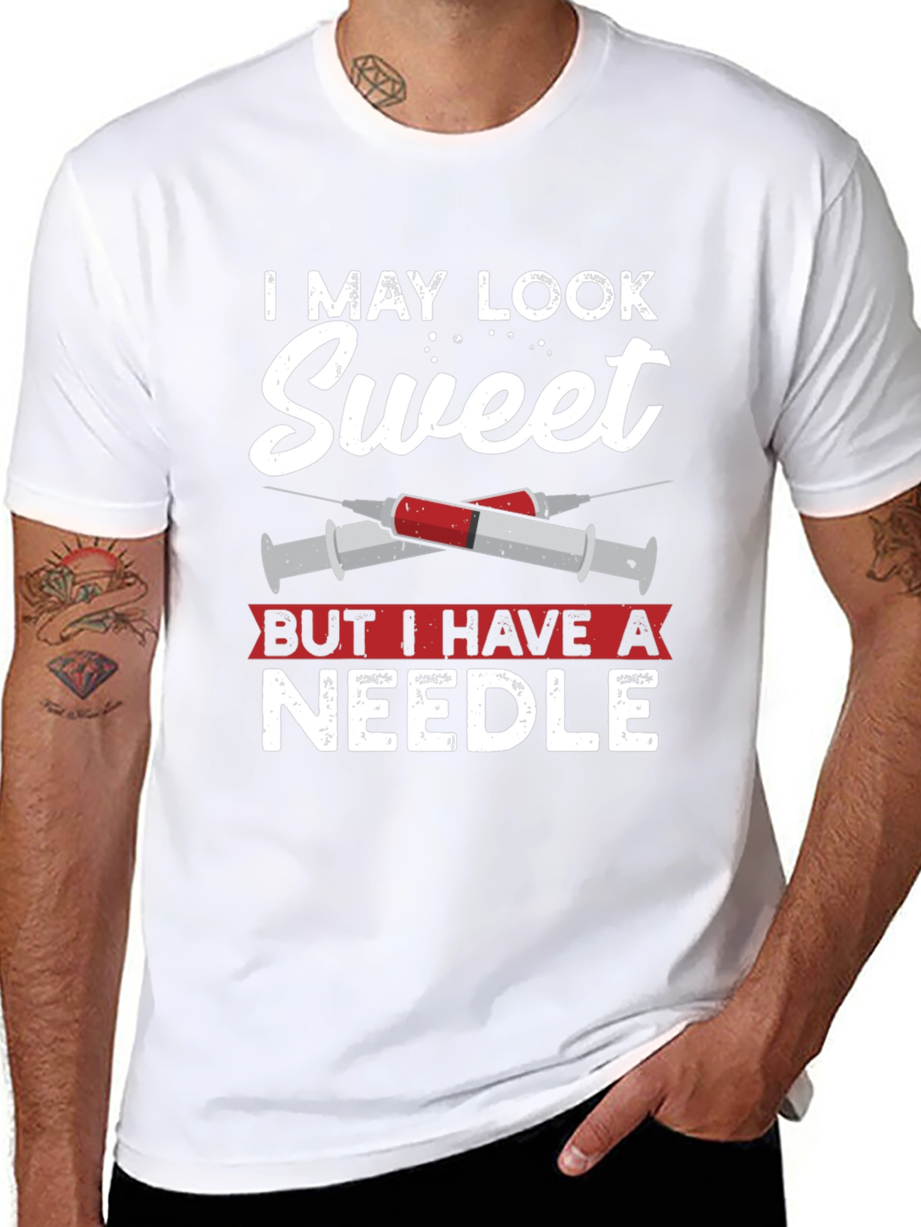I May Look Sweet T-Shirt - Needle Graphic Tee