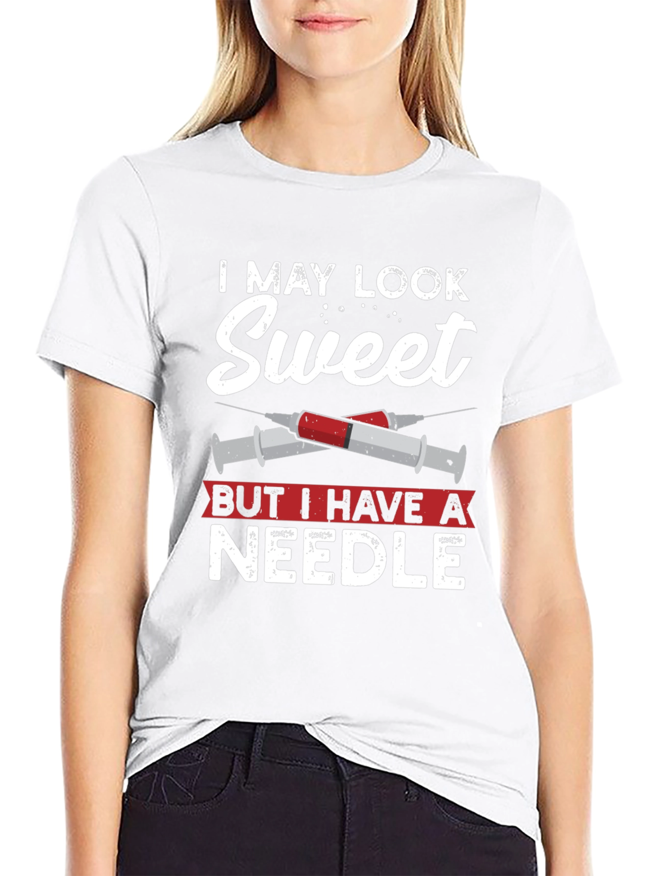 I May Look Sweet T-Shirt - Needle Graphic Tee