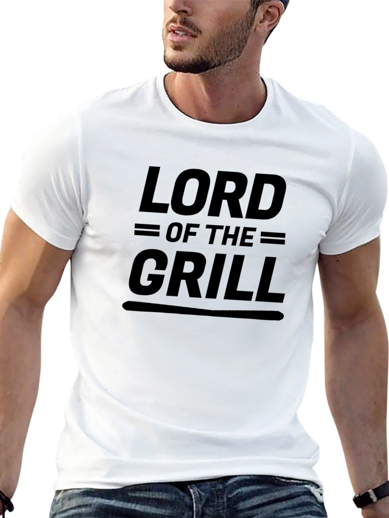 Lord of the Grill Black Graphic Tee