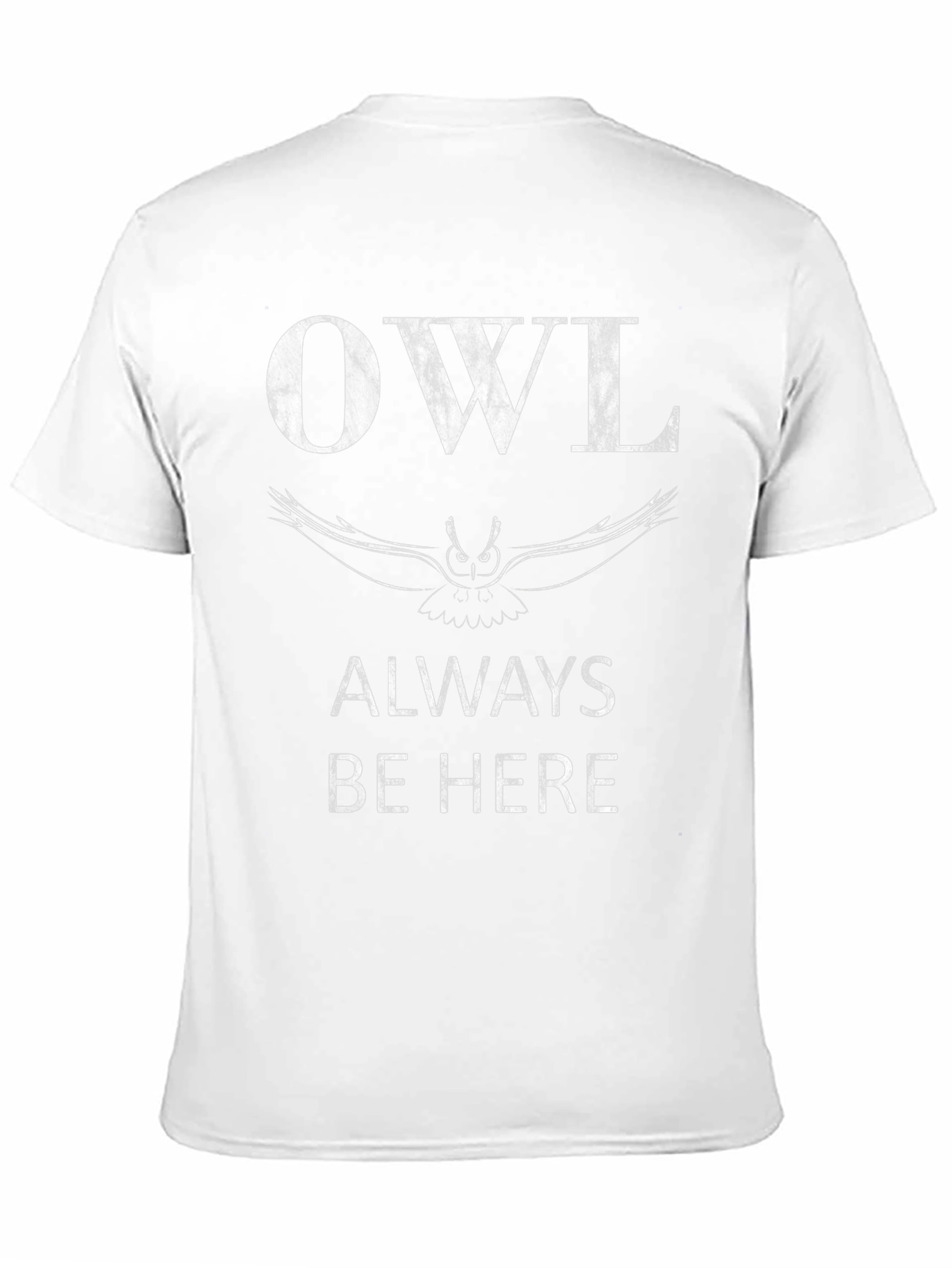 Owl Always Be Here Graphic Tee - Black