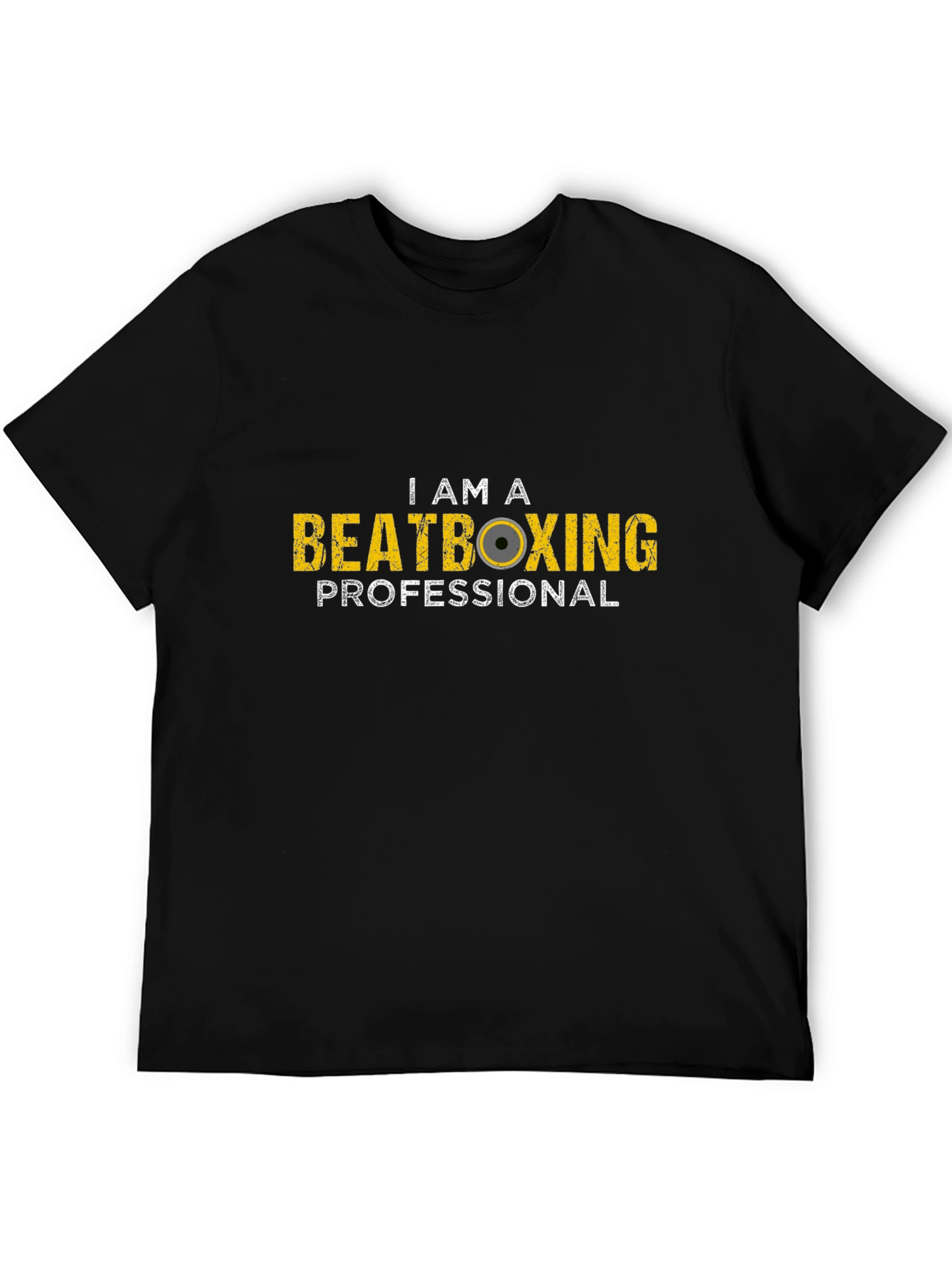 I Am A Beatboxing Professional Black T-Shirt