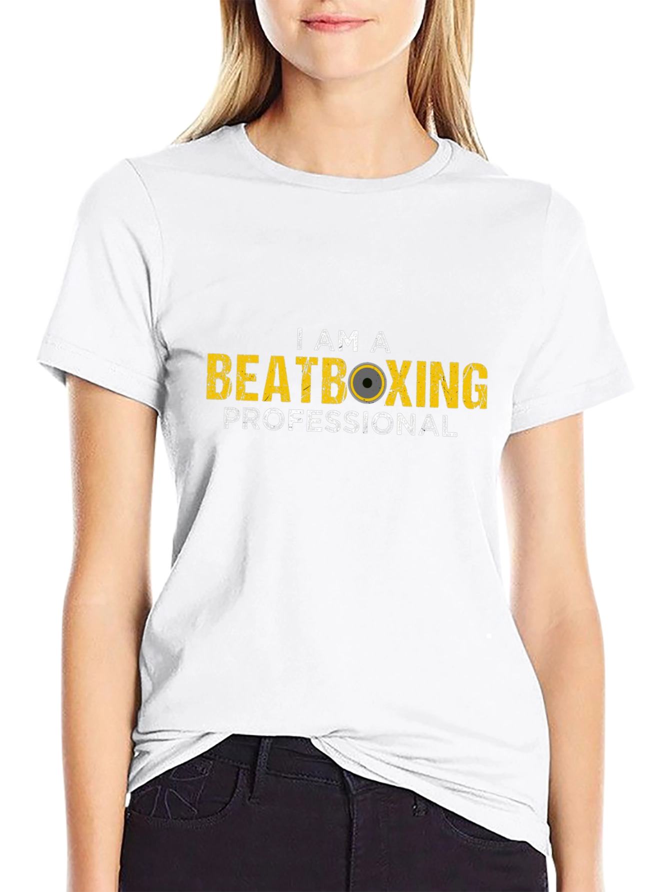I Am A Beatboxing Professional Black T-Shirt