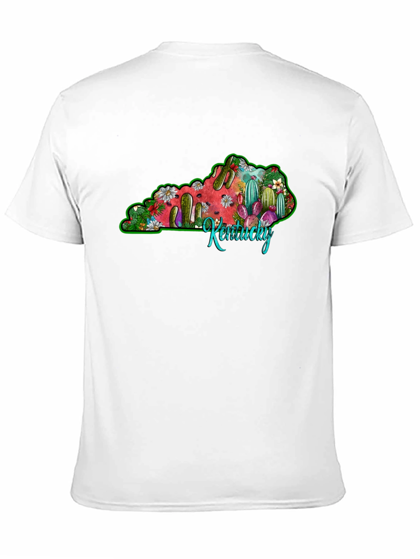 Kentucky Cactus T-Shirt - Unisex Black Tee