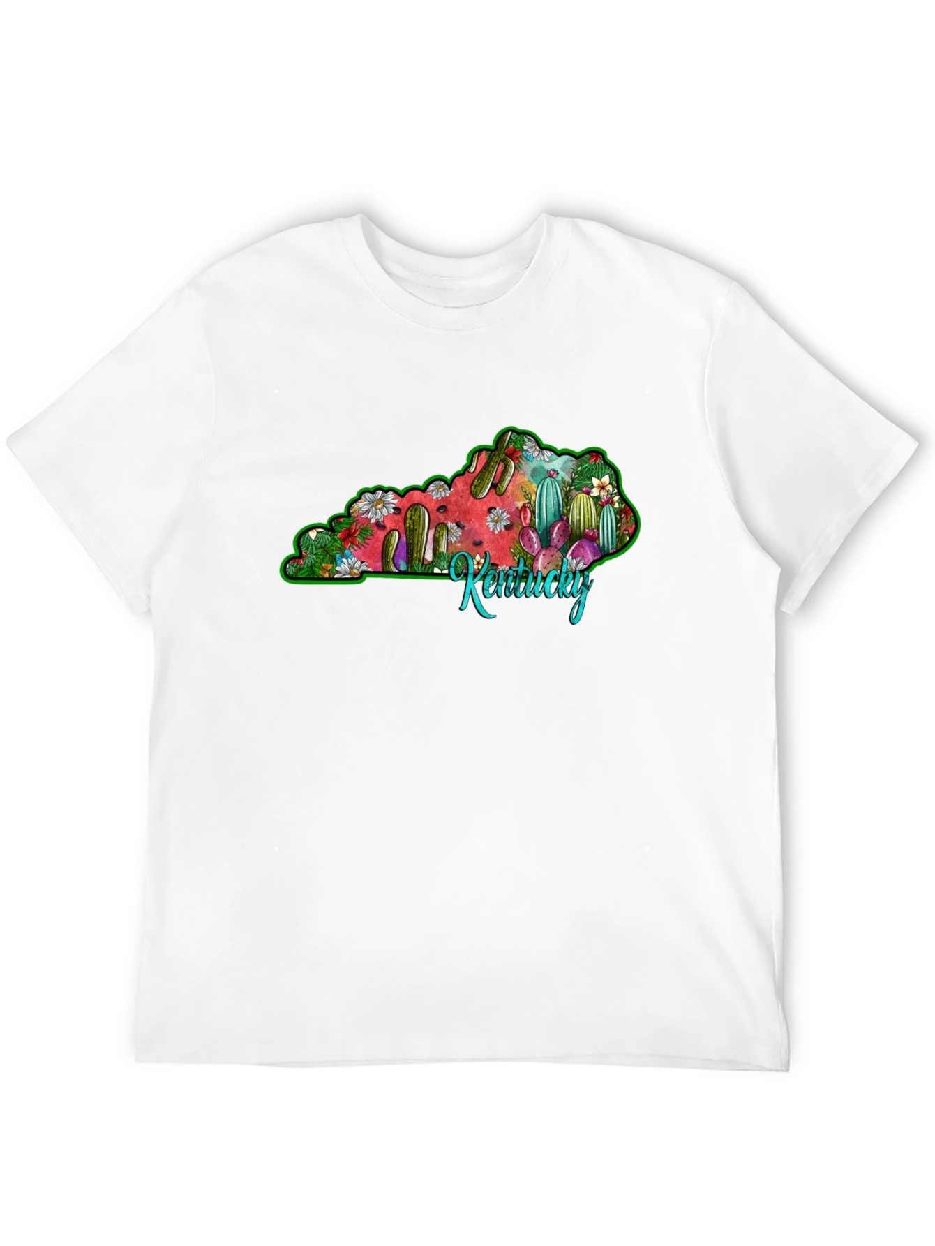 Kentucky Cactus T-Shirt - Unisex Black Tee