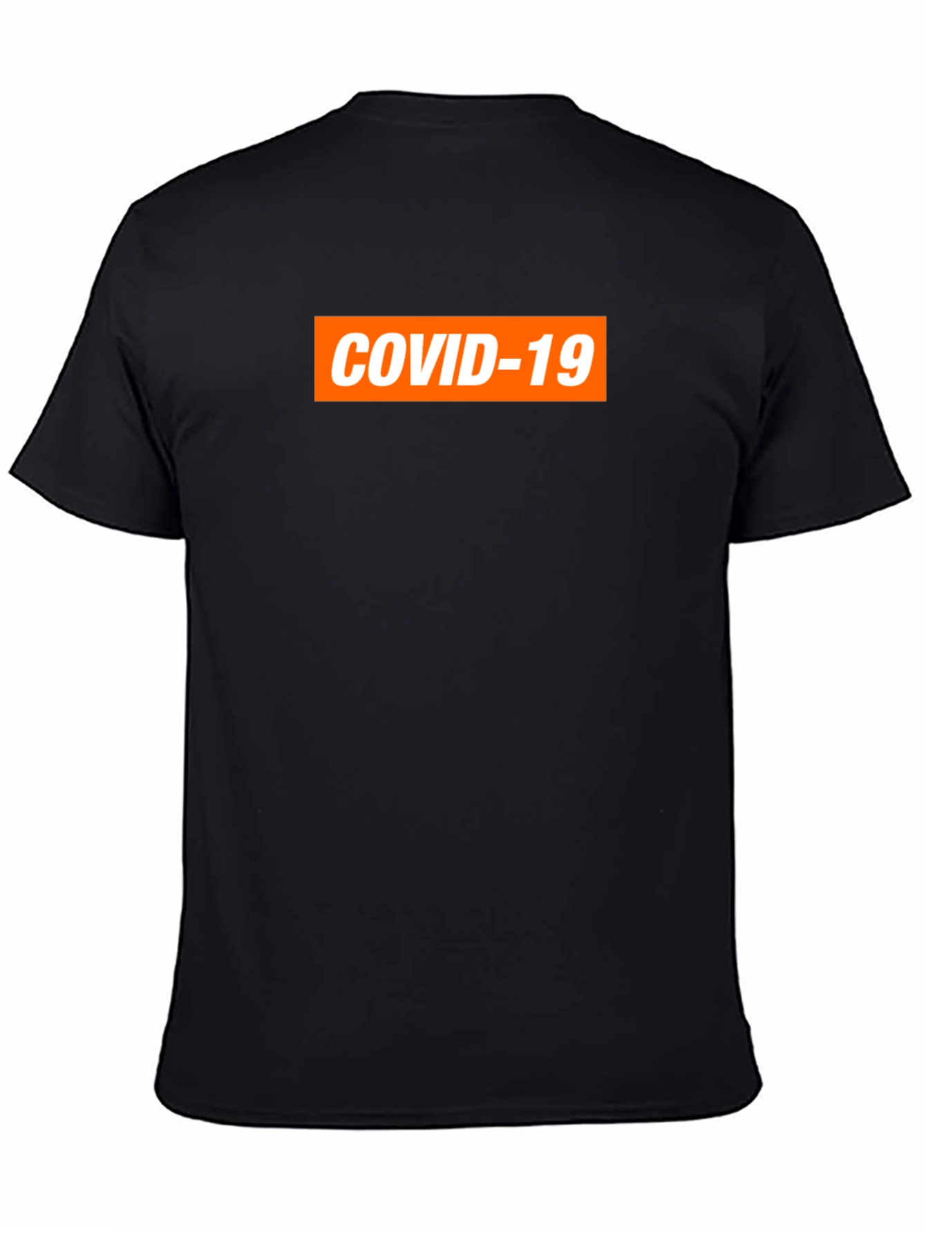 COVID-19 Graphic Tee - Black Short Sleeve Shirt