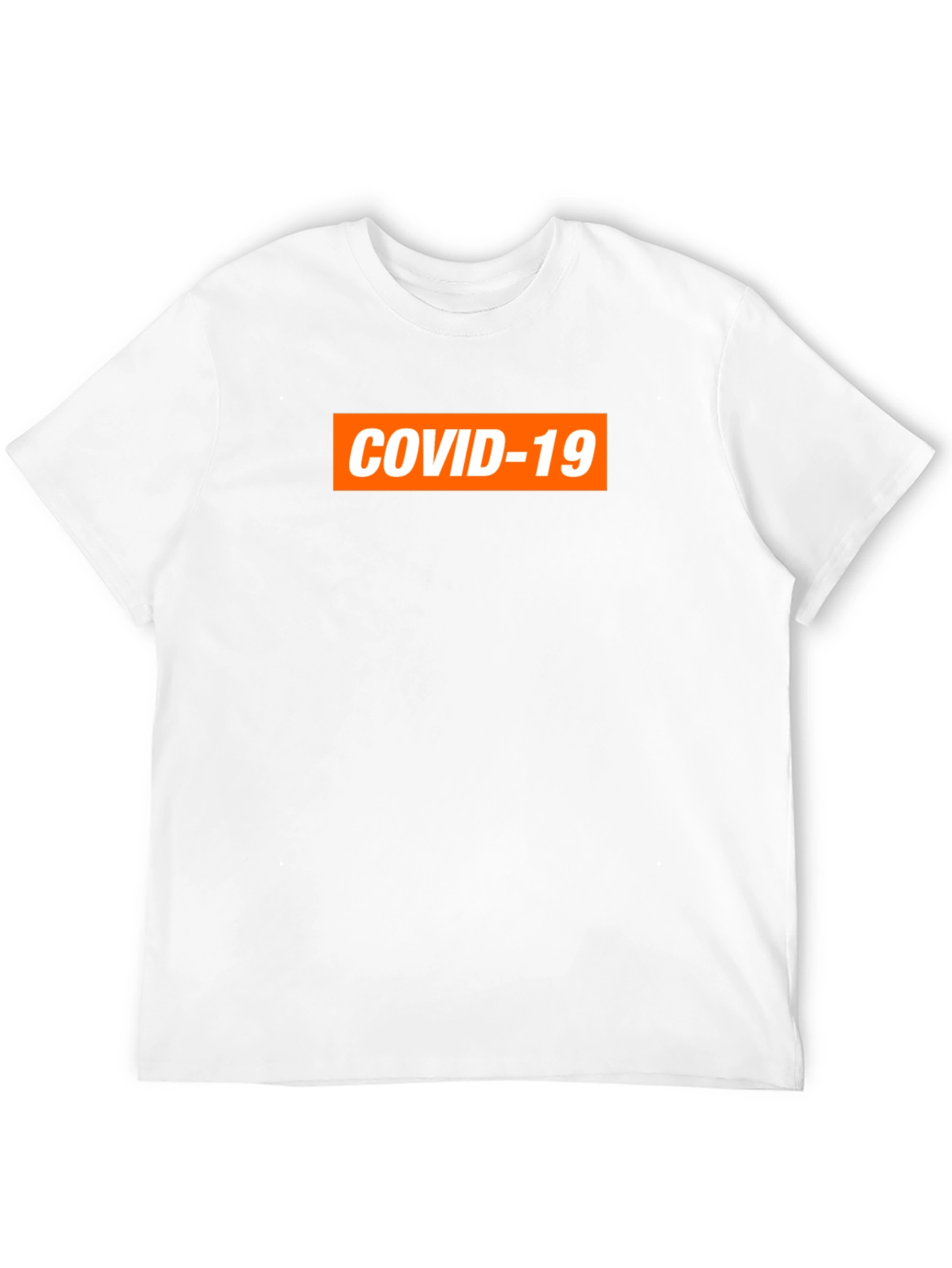 COVID-19 Graphic Tee - Black Short Sleeve Shirt