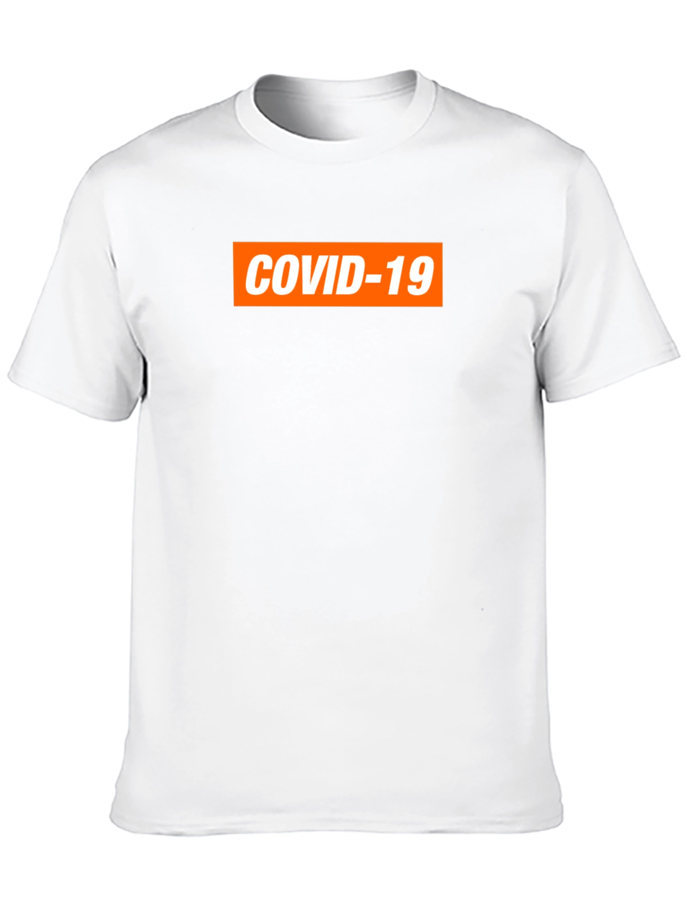 COVID-19 Graphic Tee - Black Short Sleeve Shirt