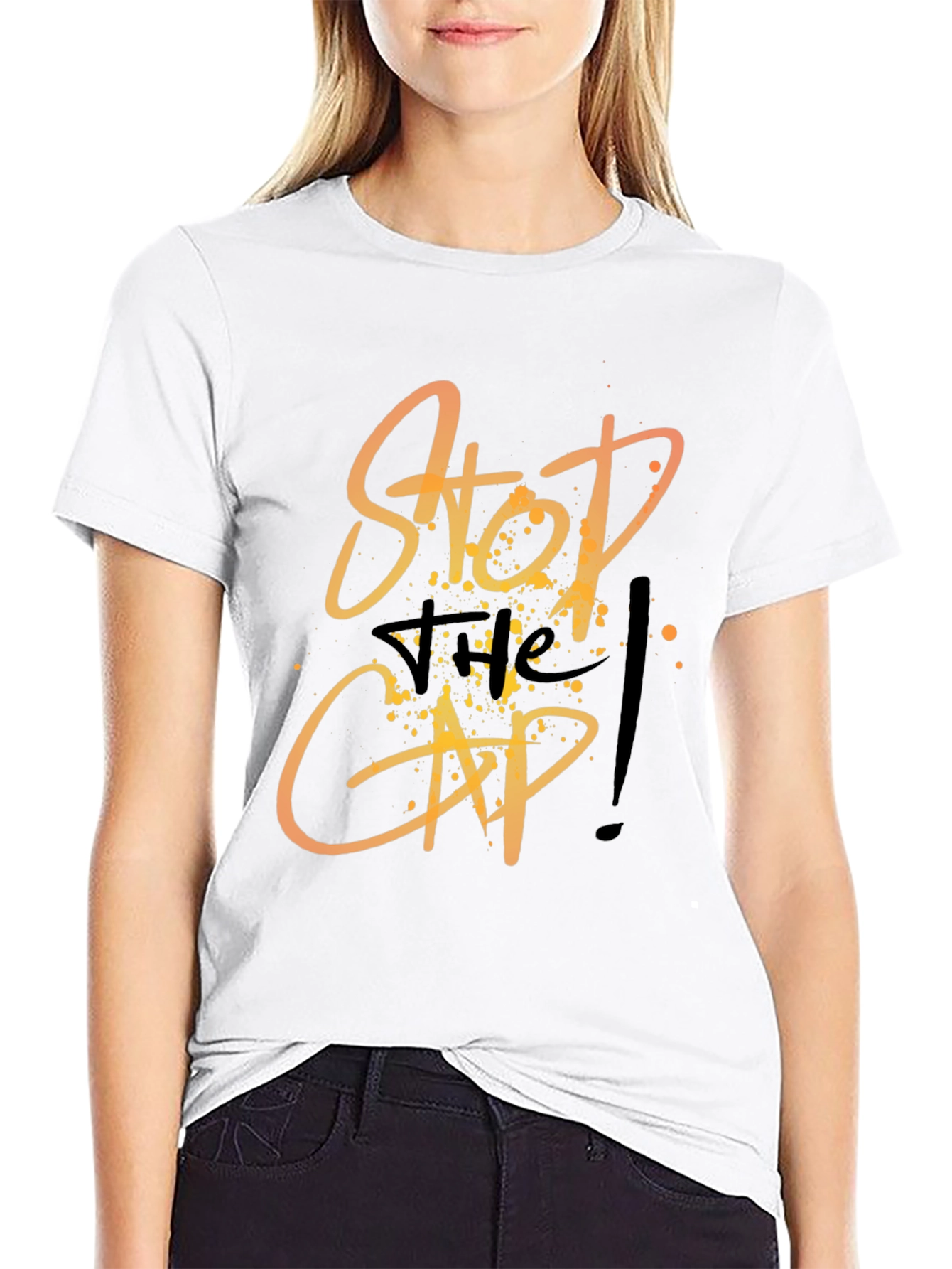 Stop the Cap Graphic T-Shirt