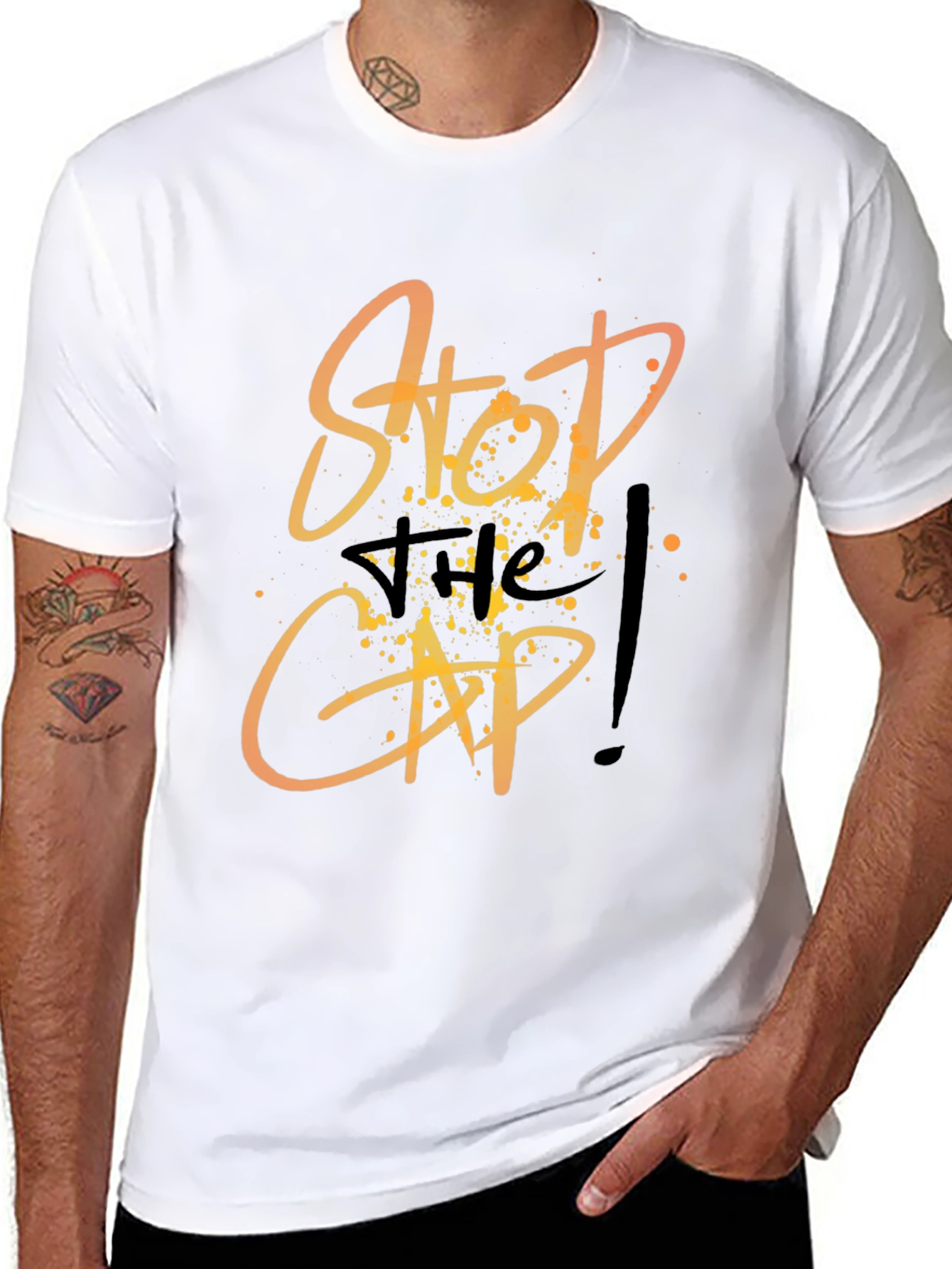 Stop the Cap Graphic T-Shirt
