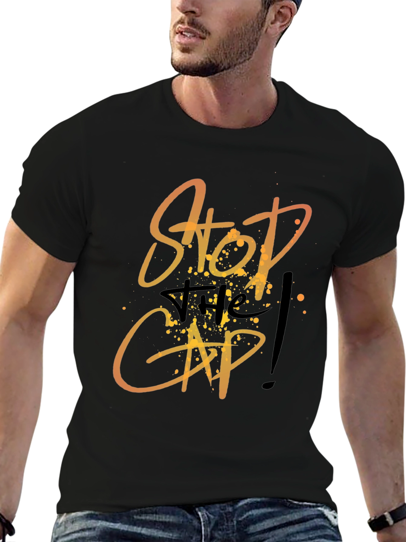 Stop the Cap Graphic T-Shirt