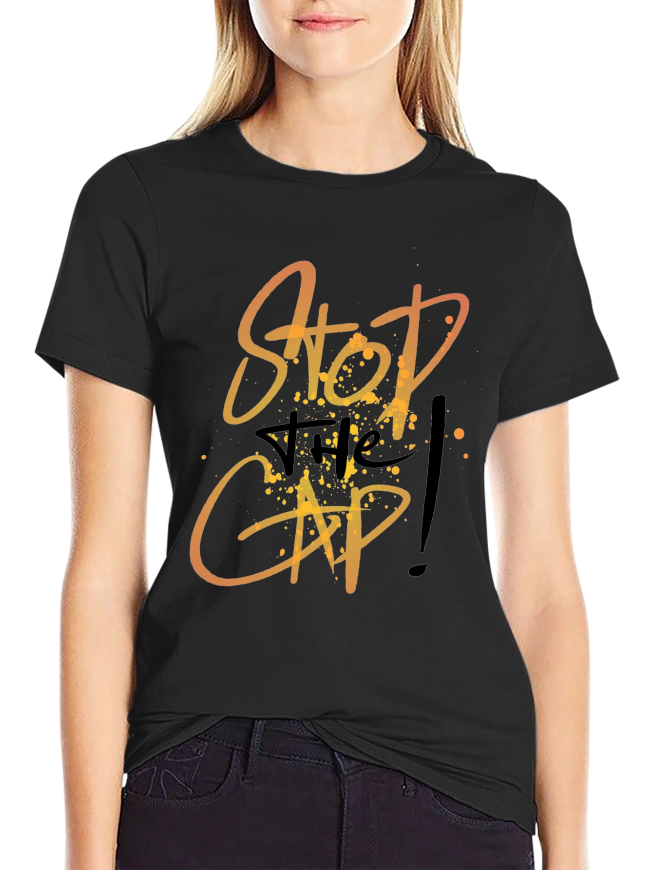 Stop the Cap Graphic T-Shirt