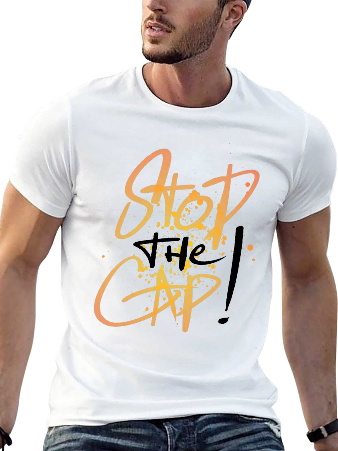 Stop the Cap Graphic T-Shirt