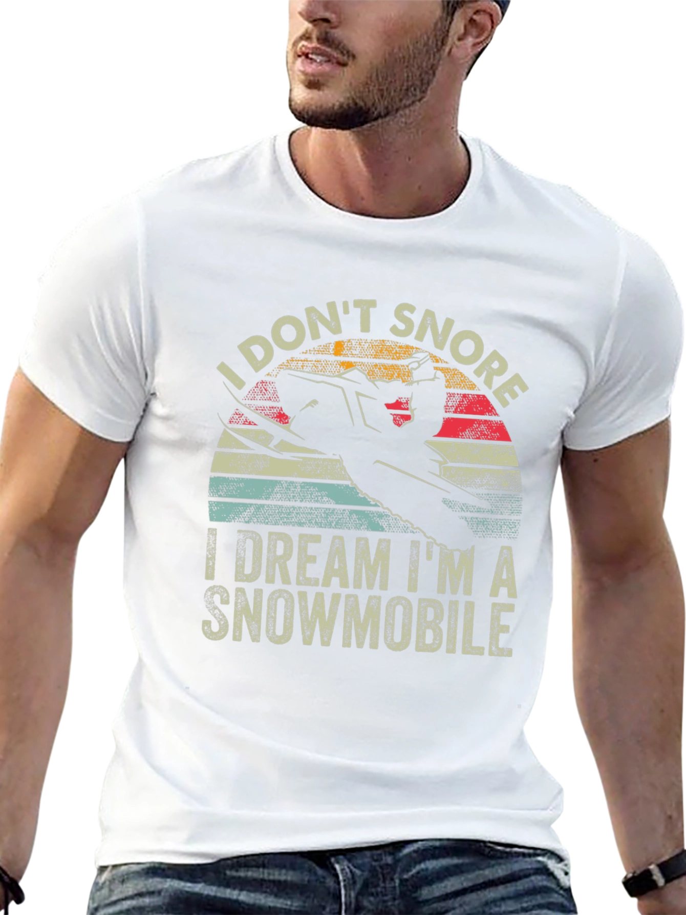 I Dont Snore Snowmobile T-Shirt
