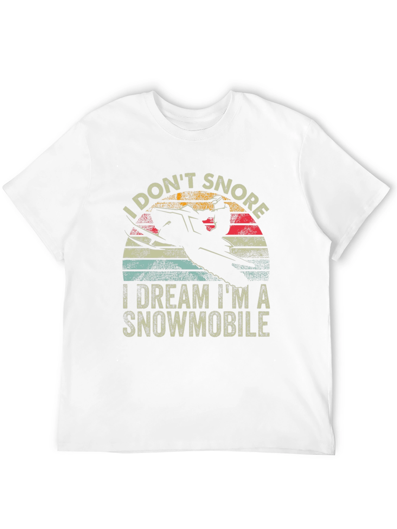 I Dont Snore Snowmobile T-Shirt