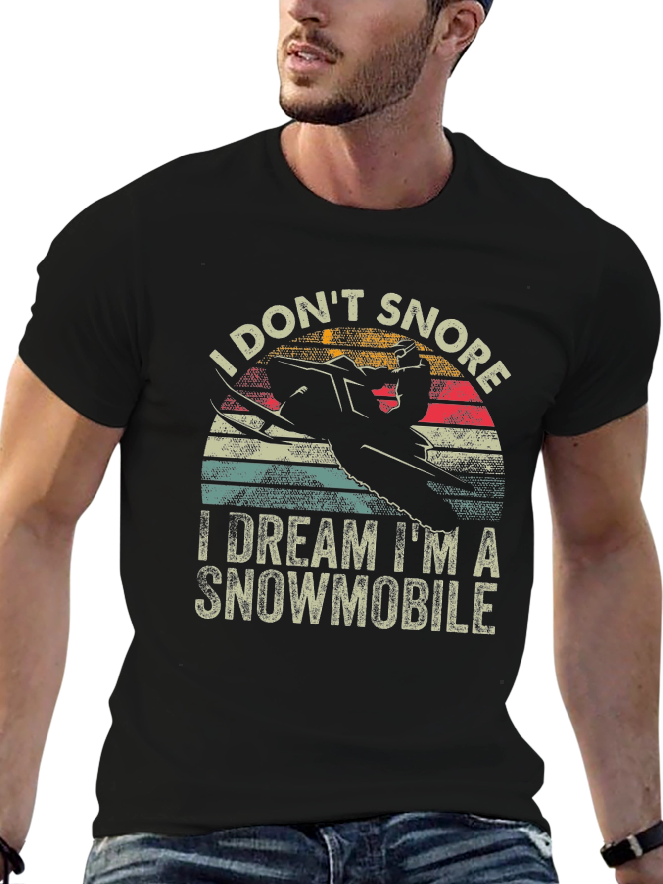 I Dont Snore Snowmobile T-Shirt
