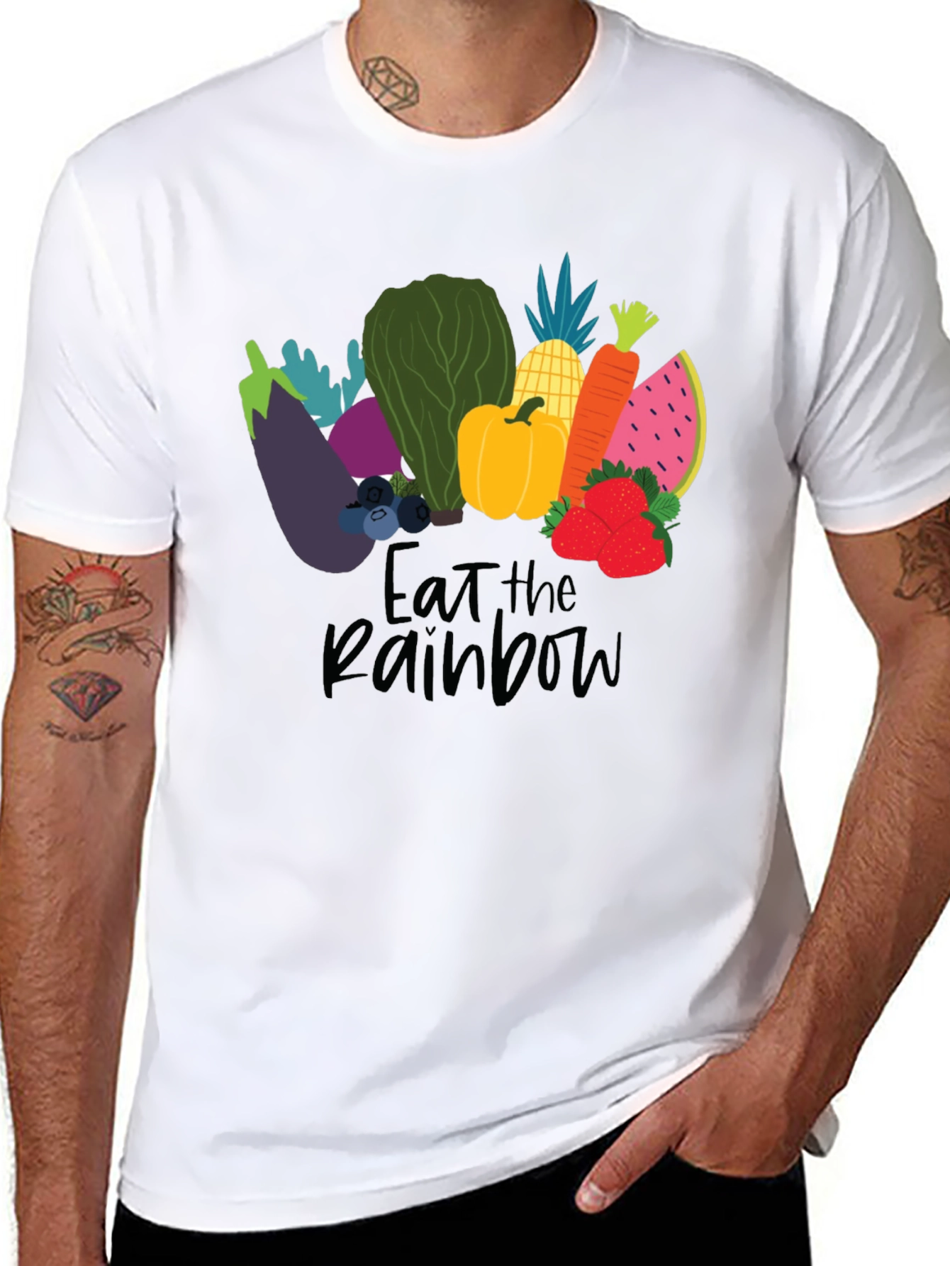 Eat The Rainbow Graphic T-Shirt