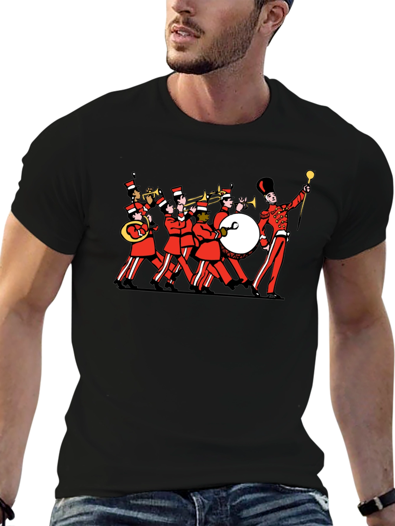 Marching Band T-Shirt - Novelty Graphic Tee