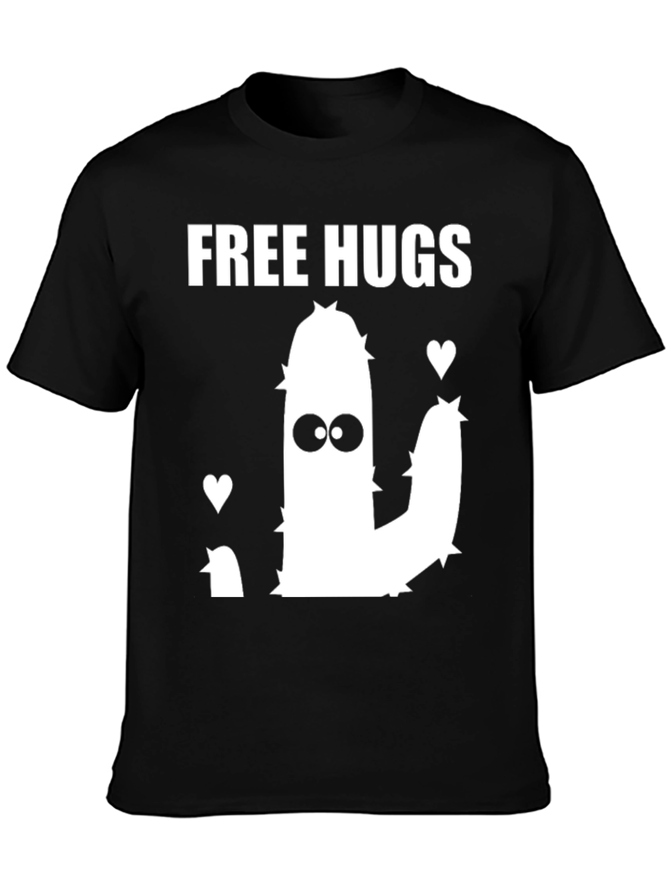 Free Hugs Cactus T-Shirt - Funny Graphic Tee