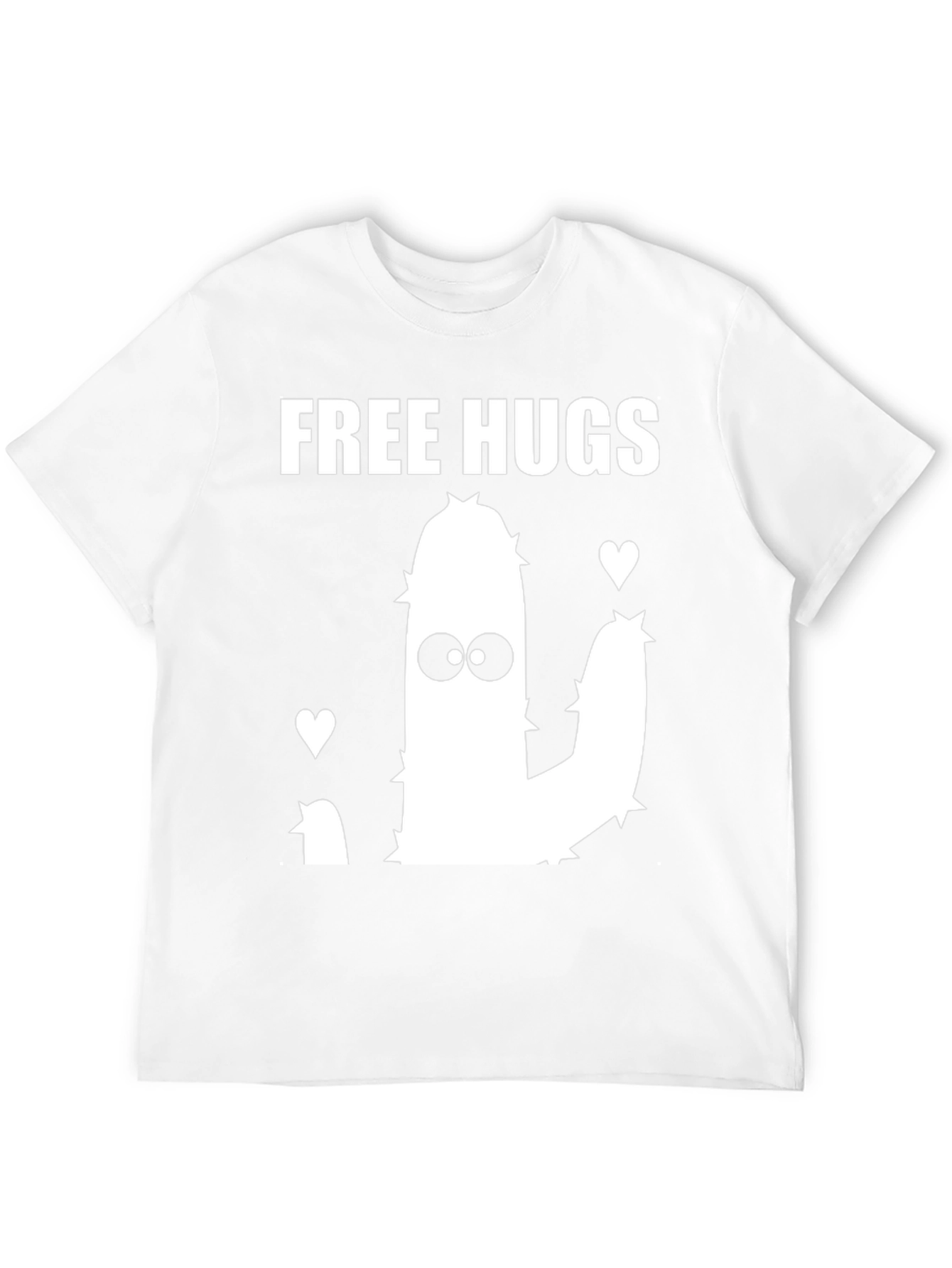 Free Hugs Cactus T-Shirt - Funny Graphic Tee