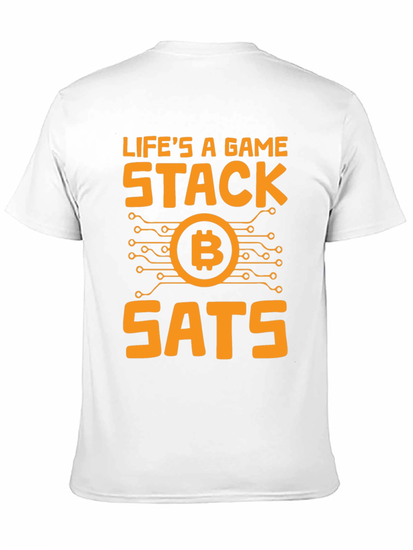 Lifes a Game Stack SATS Bitcoin T-Shirt