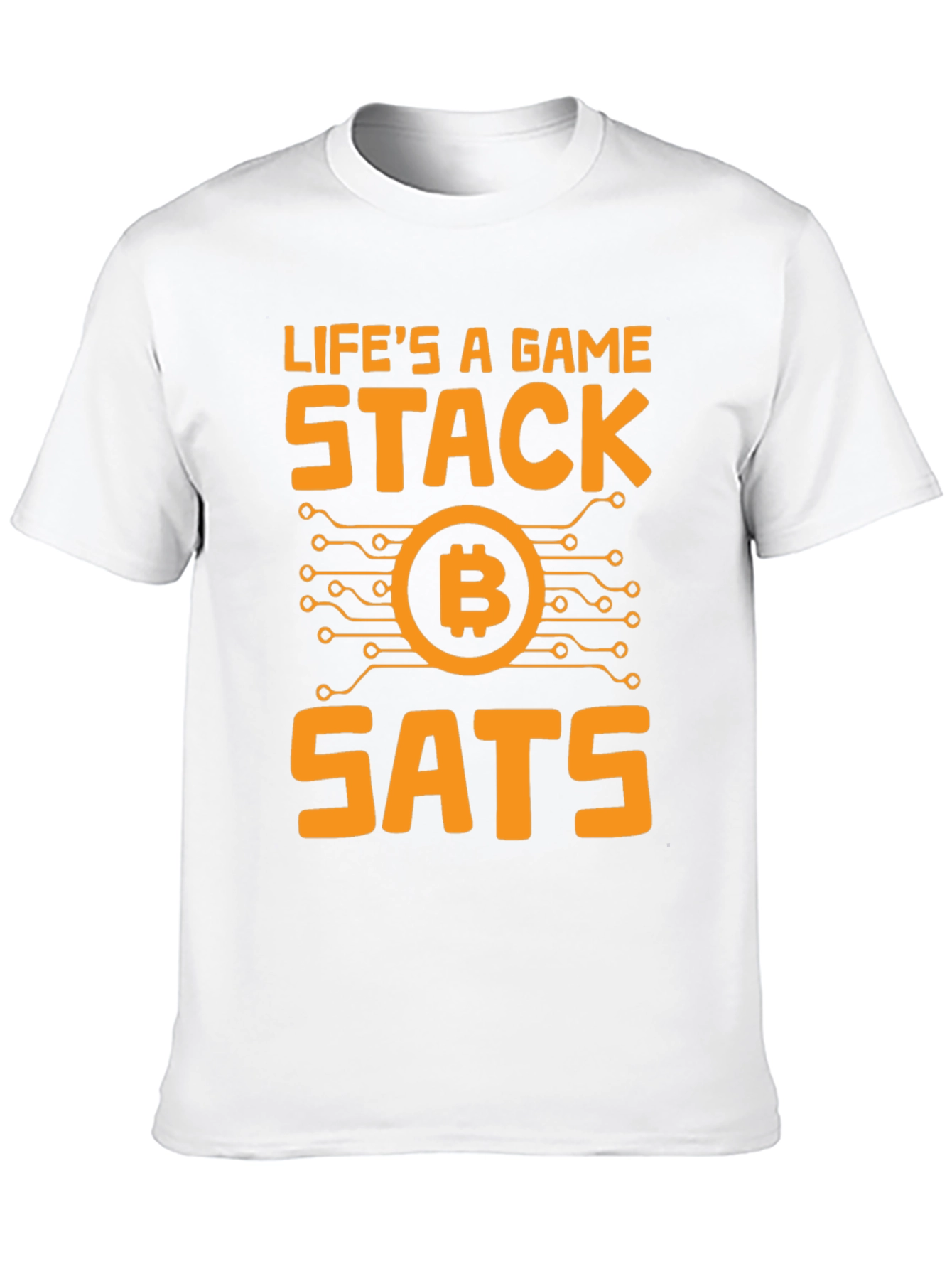 Lifes a Game Stack SATS Bitcoin T-Shirt