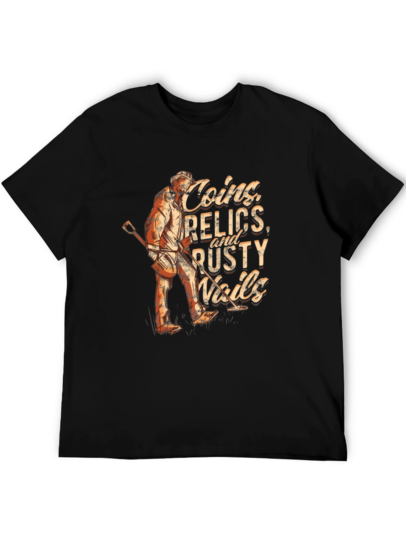 Coins Relics & Rusty Nails Black T-Shirt