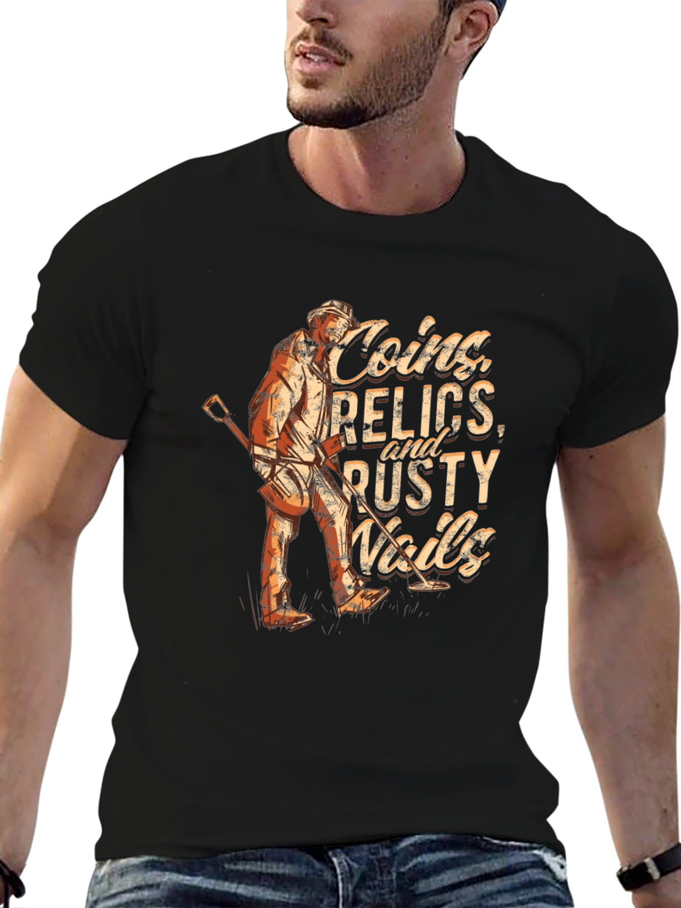 Coins Relics & Rusty Nails Black T-Shirt