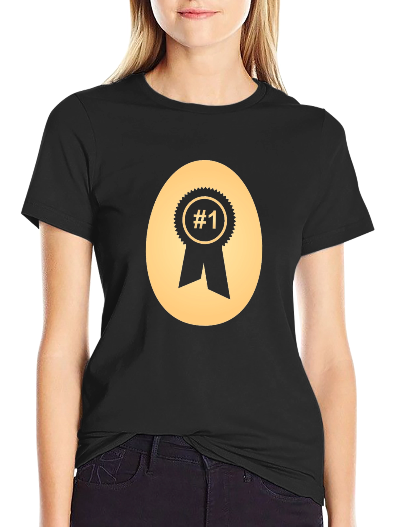 Number One Black Graphic Tee