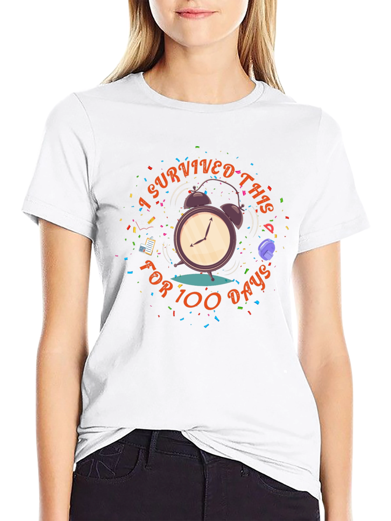 I Survived 100 Days T-Shirt