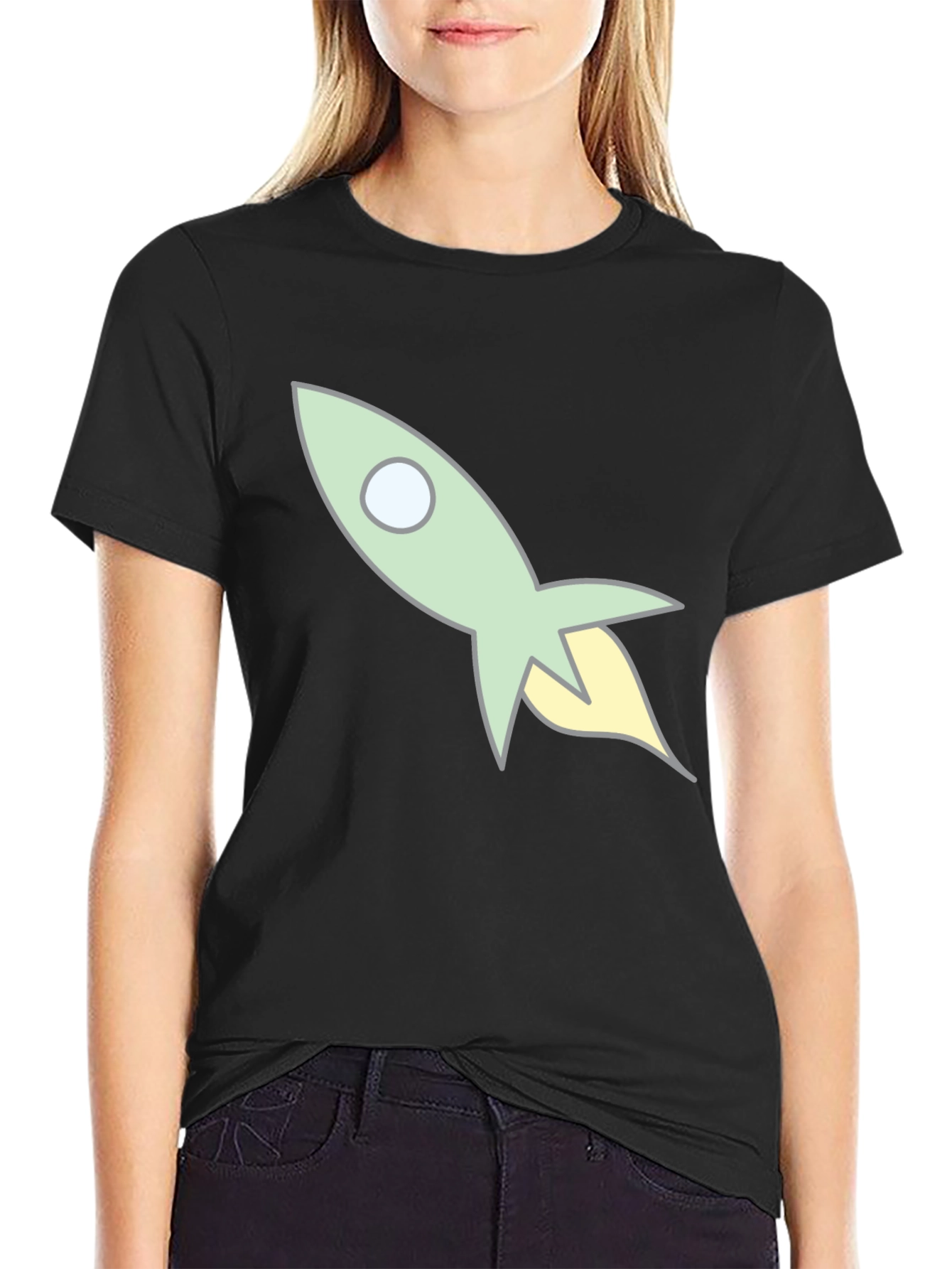 Retro Rocket T-Shirt - Blast Off in Style!